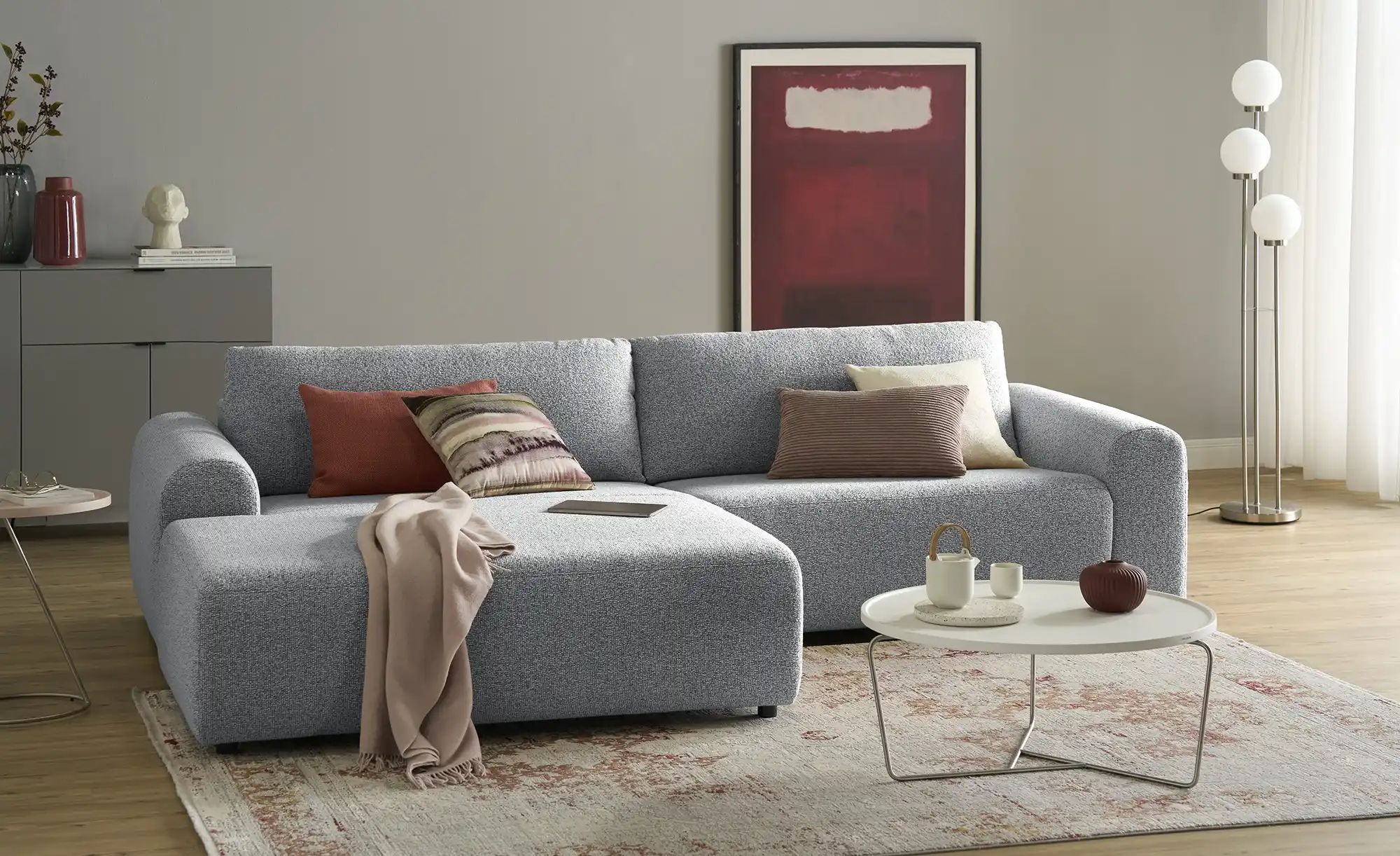 Jette Home Ecksofa mit Relaxfunktion Jette Scala ¦ grau ¦ Maße (cm): B: 296 günstig online kaufen