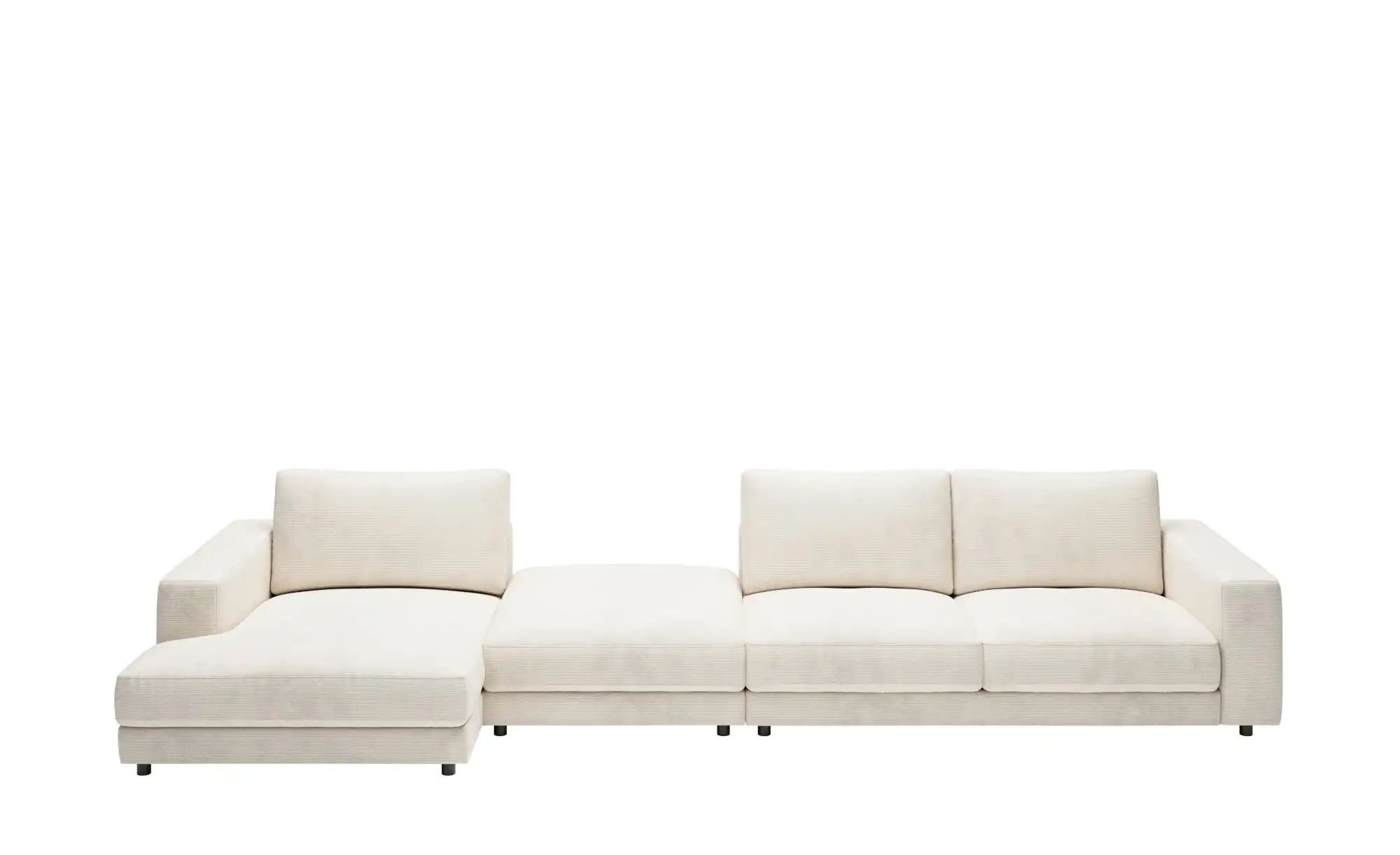 Thumbnail - Jette Home Ecksofa in Feincord Sila ¦ weiß ¦ Maße (cm): B: 430 H: 85 T: 170.0 Polstermöbel > Sofas > Ecksofas - Höffner