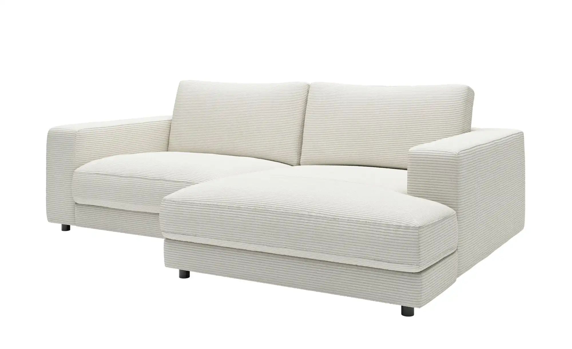 Jette Home Ecksofa in Cord Sila ¦ weiß ¦ Maße (cm): B: 250 H: 85 T: 170 Pol günstig online kaufen