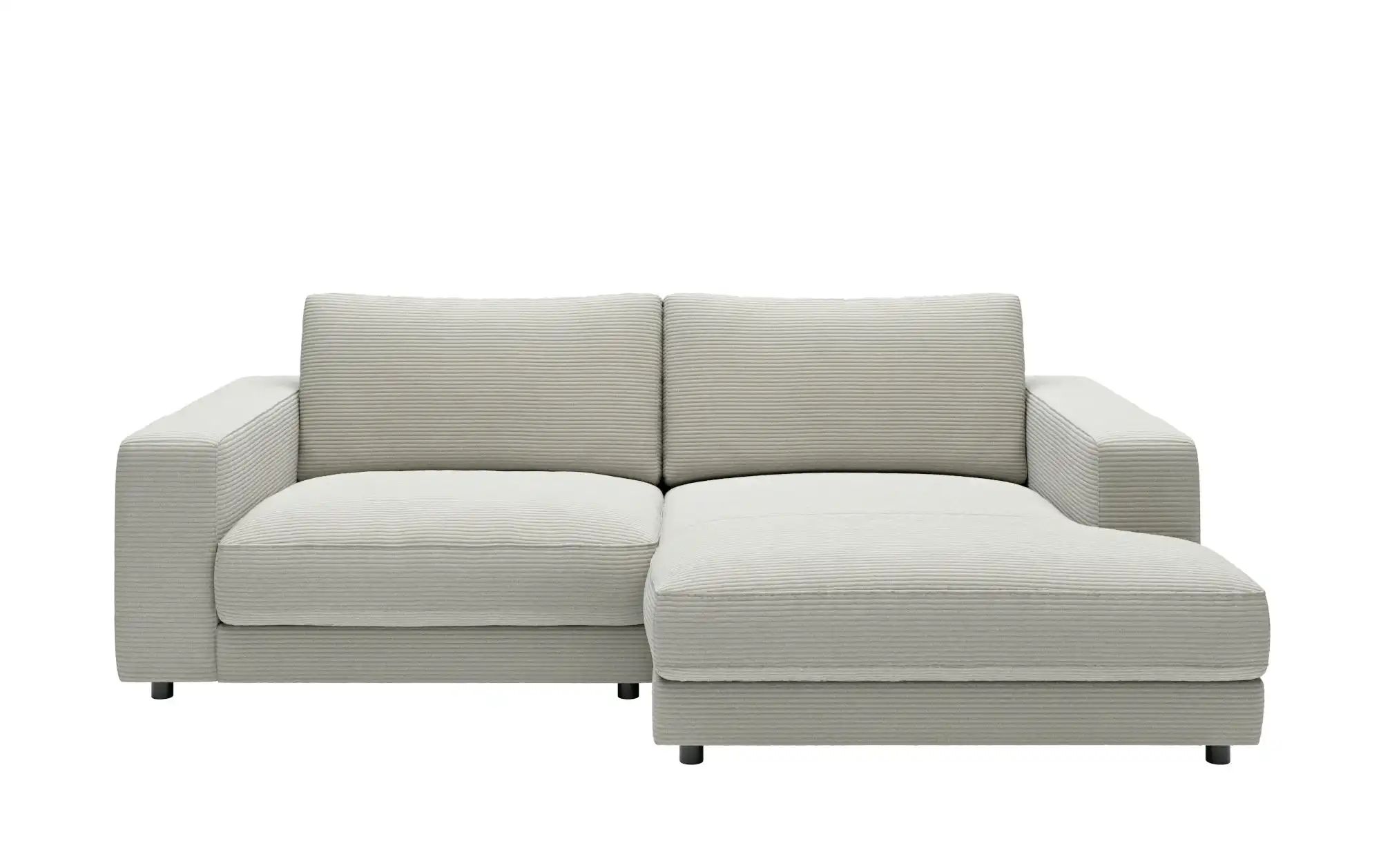 Jette Home Ecksofa in Cord Sila ¦ grau ¦ Maße (cm): B: 250 H: 85 T: 170 Pol günstig online kaufen