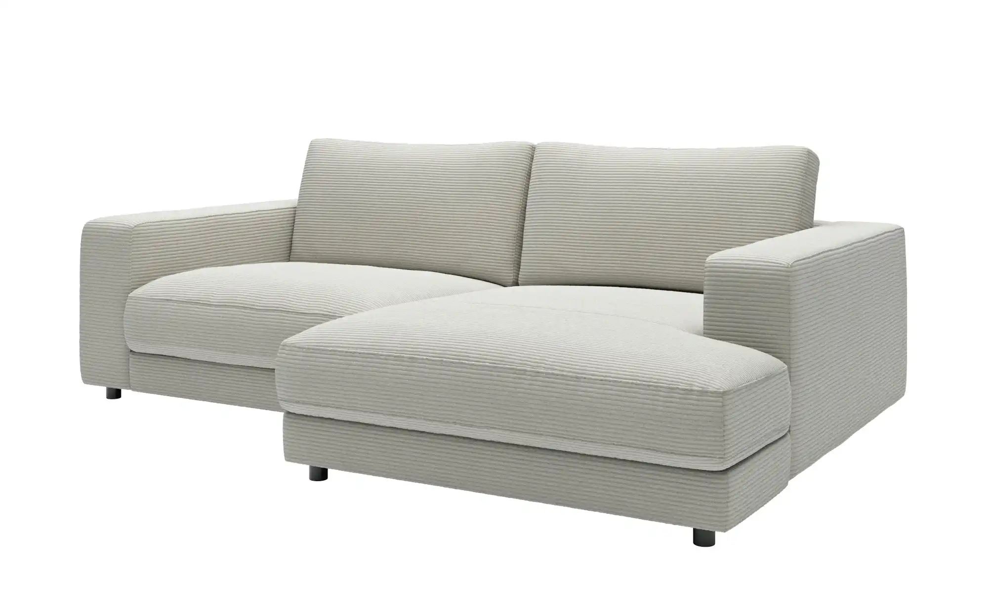 Jette Home Ecksofa in Cord Sila ¦ grau ¦ Maße (cm): B: 250 H: 85 T: 170 Pol günstig online kaufen