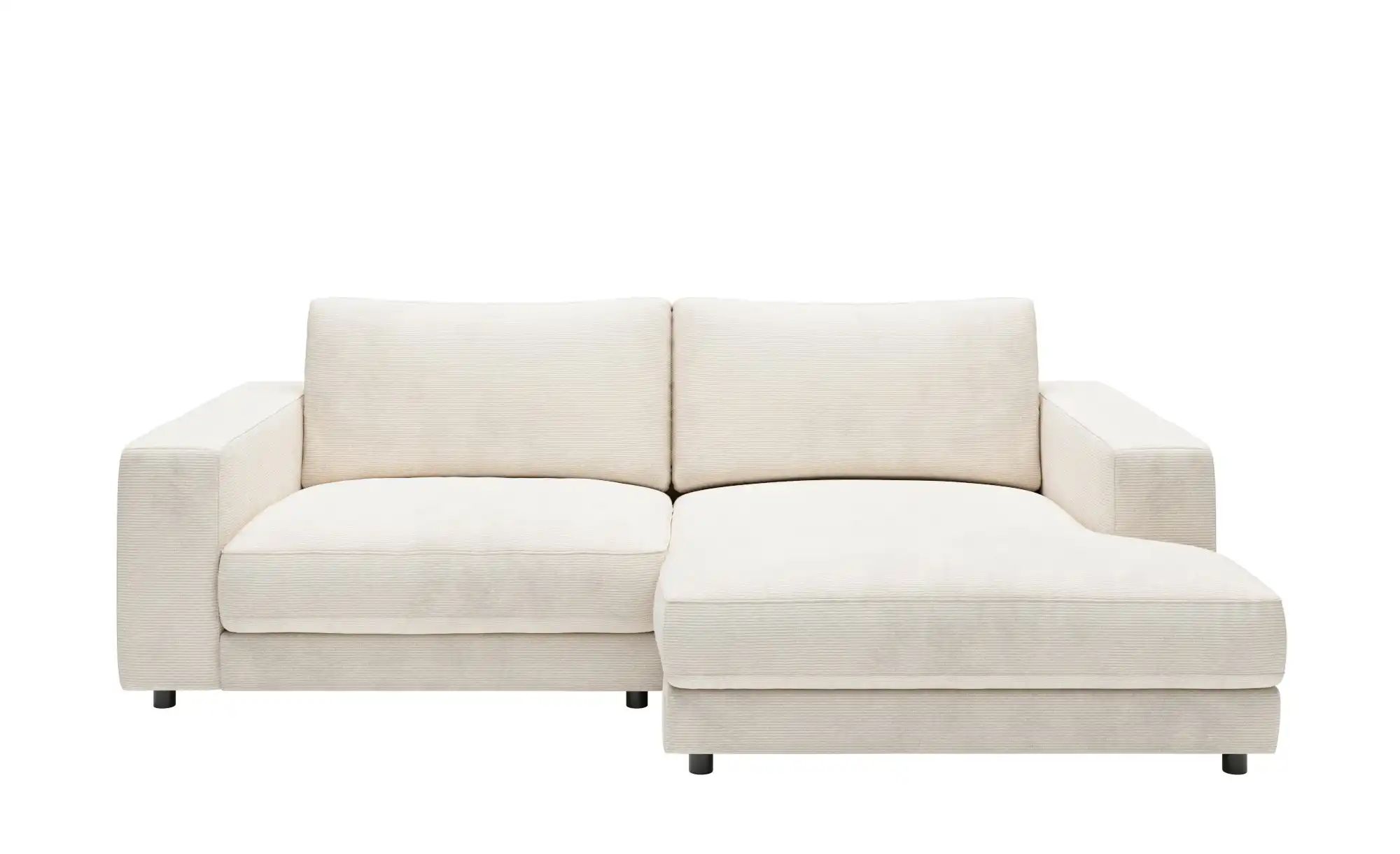 Jette Home Ecksofa in Feincord Sila ¦ weiß ¦ Maße (cm): B: 250 H: 85 T: 170 günstig online kaufen