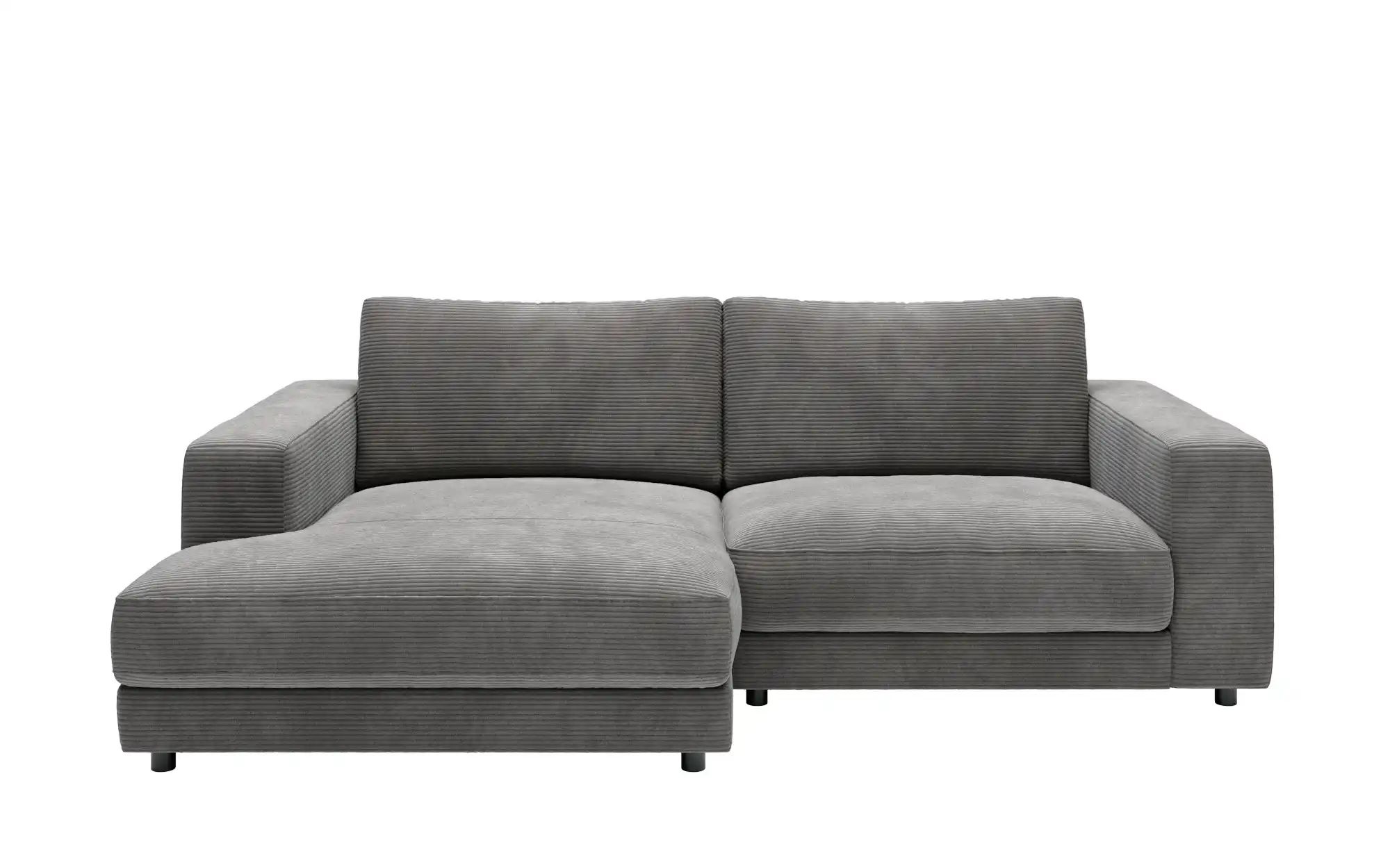 Jette Home Ecksofa in Cord Sila ¦ grau ¦ Maße (cm): B: 250 H: 85 T: 170 Pol günstig online kaufen