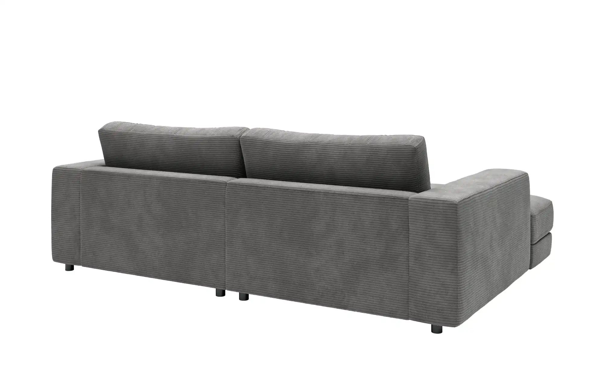 Jette Home Ecksofa in Cord Sila ¦ grau ¦ Maße (cm): B: 250 H: 85 T: 170 Pol günstig online kaufen