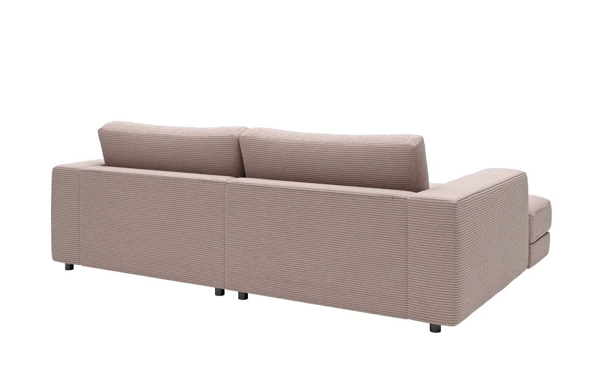 Jette Home Ecksofa in Cord Sila ¦ rosa/pink ¦ Maße (cm): B: 250 H: 85 T: 17 günstig online kaufen