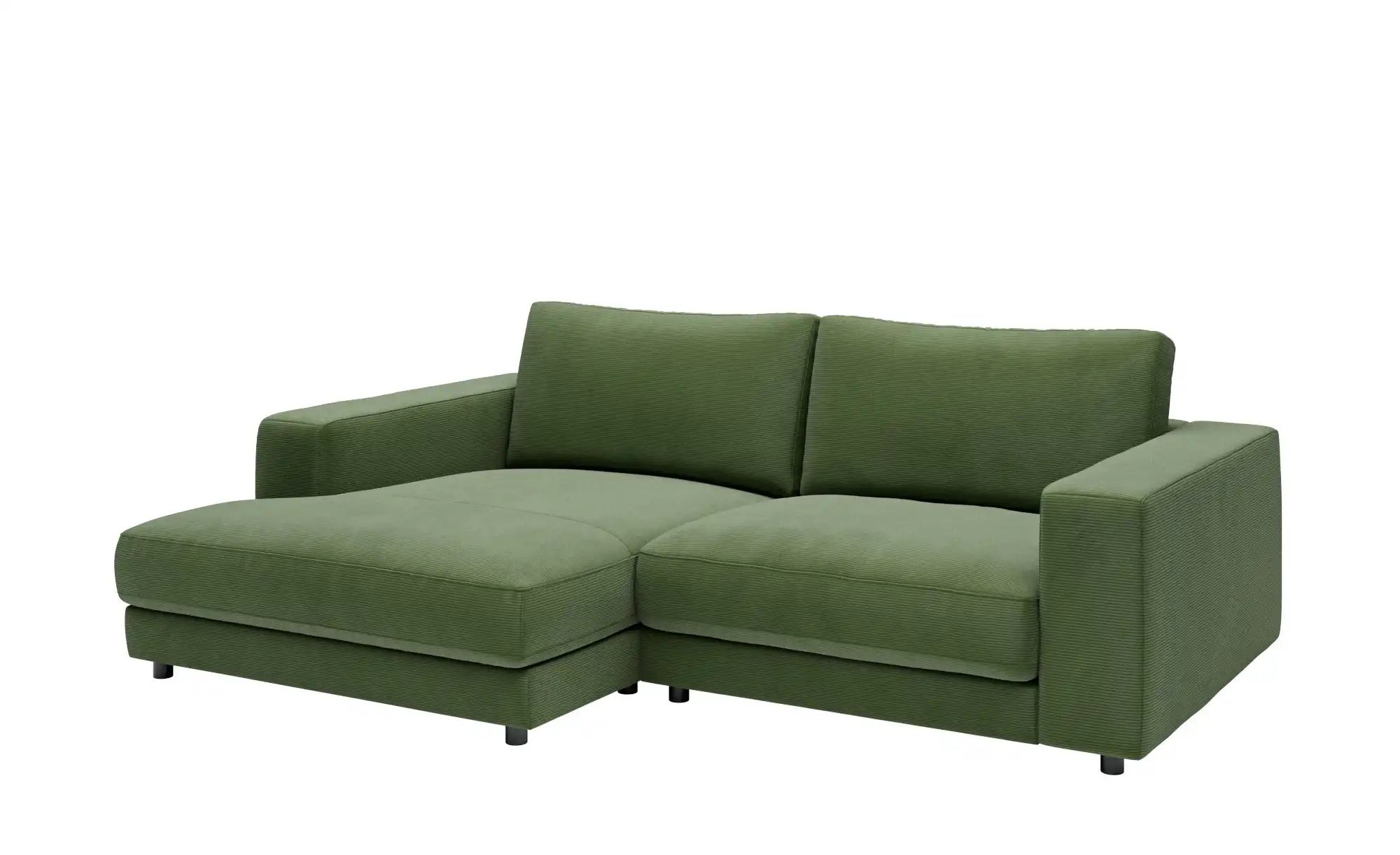 Jette Home Ecksofa in Feincord Sila ¦ grün ¦ Maße (cm): B: 250 H: 85 T: 170 günstig online kaufen