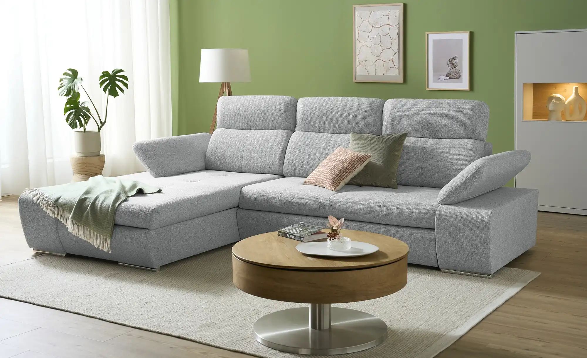 switch Ecksofa  Avilla ¦ grau ¦ Maße (cm): B: 285 H: 86 T: 187 Polstermöbel günstig online kaufen