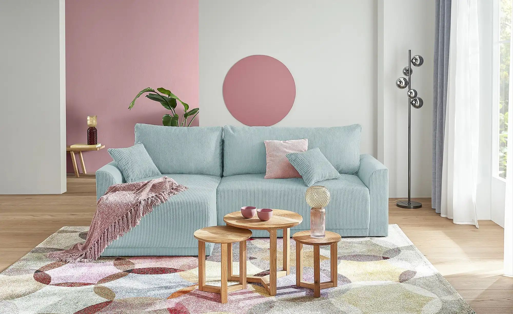 Thumbnail - Ecksofa Malyn ¦ grün ¦ Maße (cm): B: 235 H: 85 T: 146.0 Polstermöbel > Sofas > 3-Sitzer - Höffner