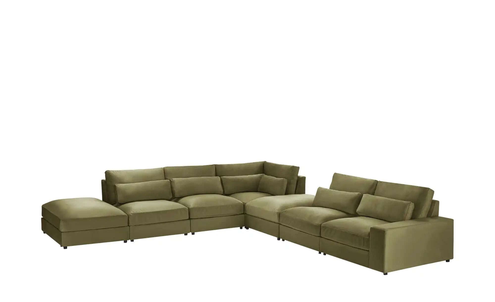 Ecksofa  Branna ¦ grün ¦ Maße (cm): B: 412 H: 88 T: 386.0 Polstermöbel > So günstig online kaufen
