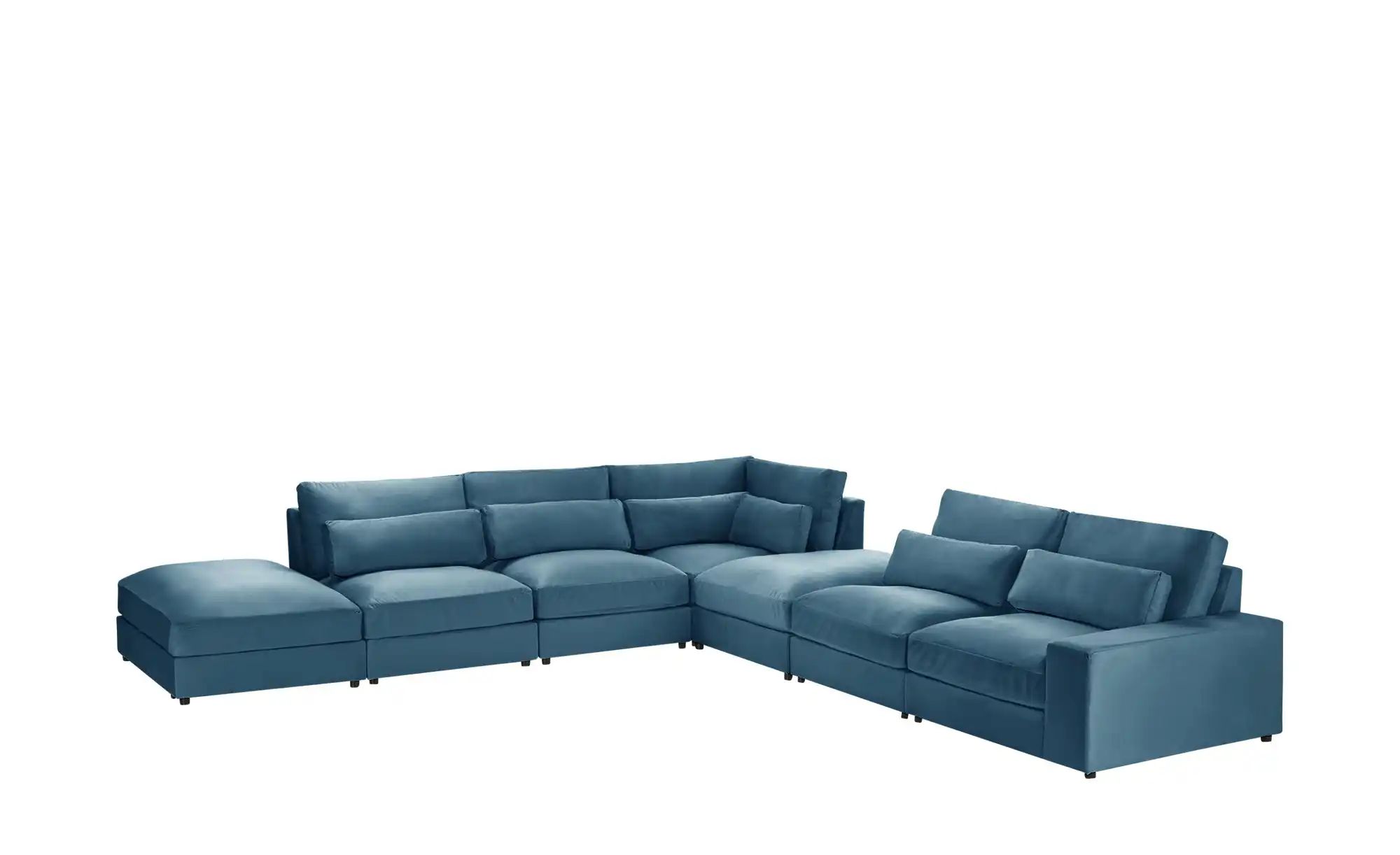 Thumbnail - Ecksofa  Branna ¦ blau ¦ Maße (cm): B: 412 H: 88 T: 386.0 Polstermöbel > Sofas > Modulsofas - Höffner
