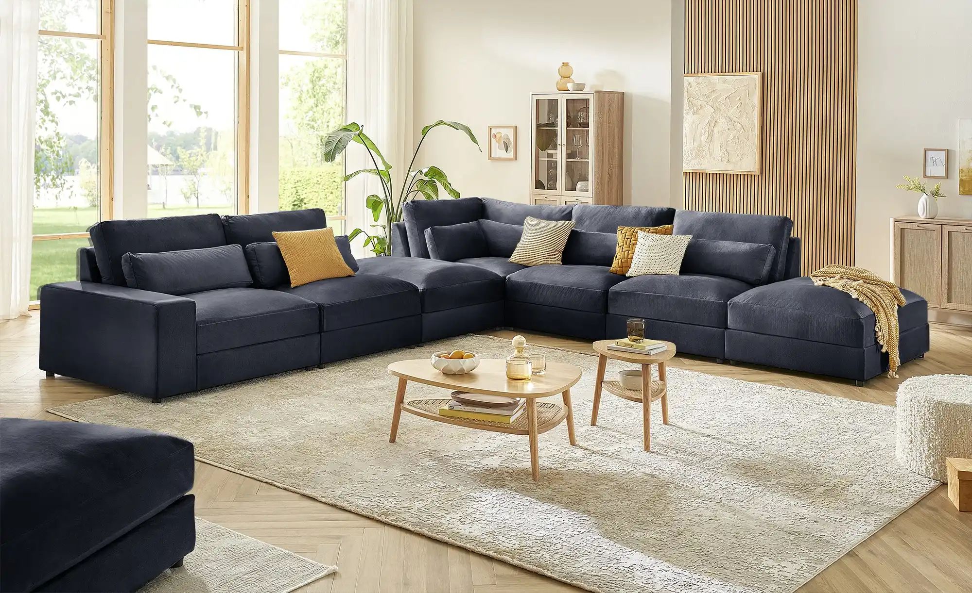 Thumbnail - Ecksofa  Branna ¦ grau ¦ Maße (cm): B: 412 H: 88 T: 386.0 Polstermöbel > Sofas > Modulsofas - Höffner