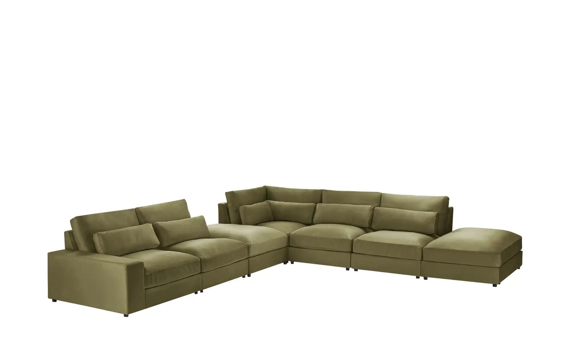 Ecksofa  Branna ¦ grün ¦ Maße (cm): B: 412 H: 88 T: 386.0 Polstermöbel > So günstig online kaufen