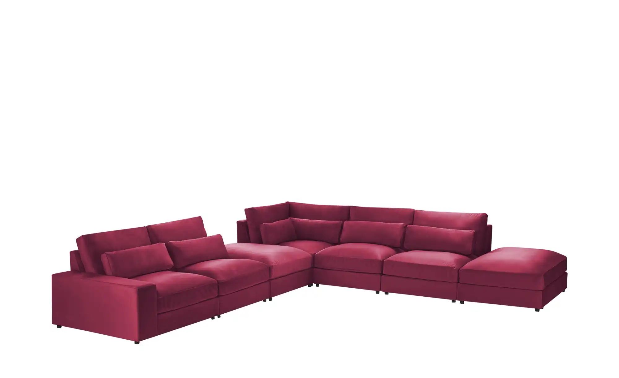 Ecksofa  Branna ¦ rot ¦ Maße (cm): B: 412 H: 88 T: 386.0 Polstermöbel > Sof günstig online kaufen