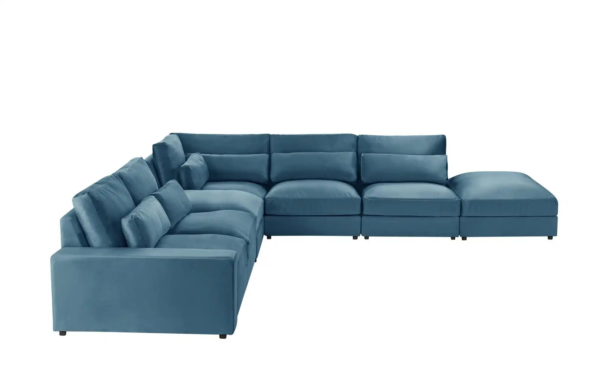 Ecksofa  Branna ¦ blau ¦ Maße (cm): B: 412 H: 88 T: 386 Polstermöbel > Sofa günstig online kaufen