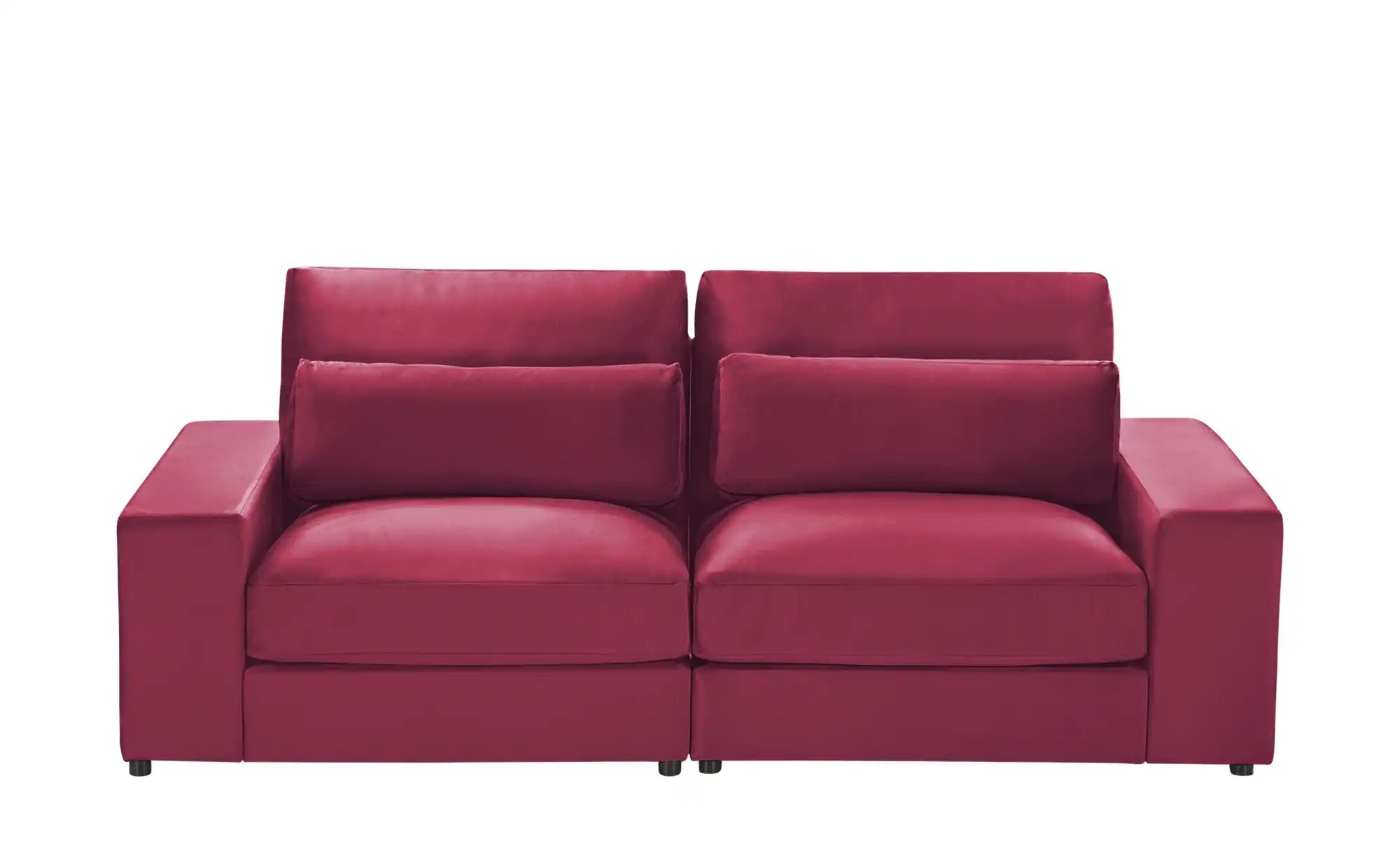 Big Sofa  Branna ¦ rot ¦ Maße (cm): B: 232 H: 88 T: 120 Polstermöbel > Sofa günstig online kaufen