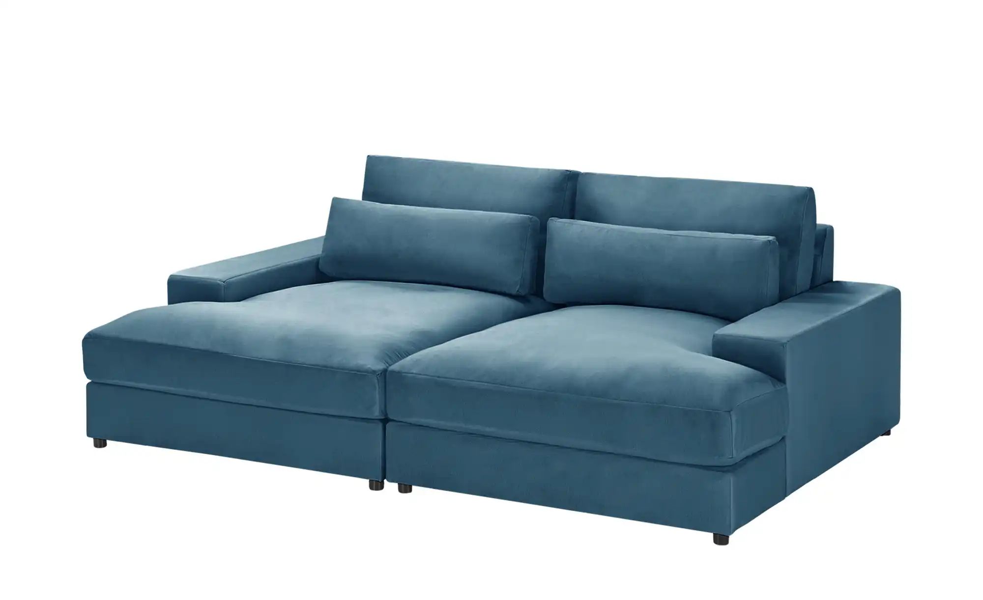 Lounge Sofa  Branna ¦ blau ¦ Maße (cm): B: 232 H: 88 T: 164 Polstermöbel > günstig online kaufen