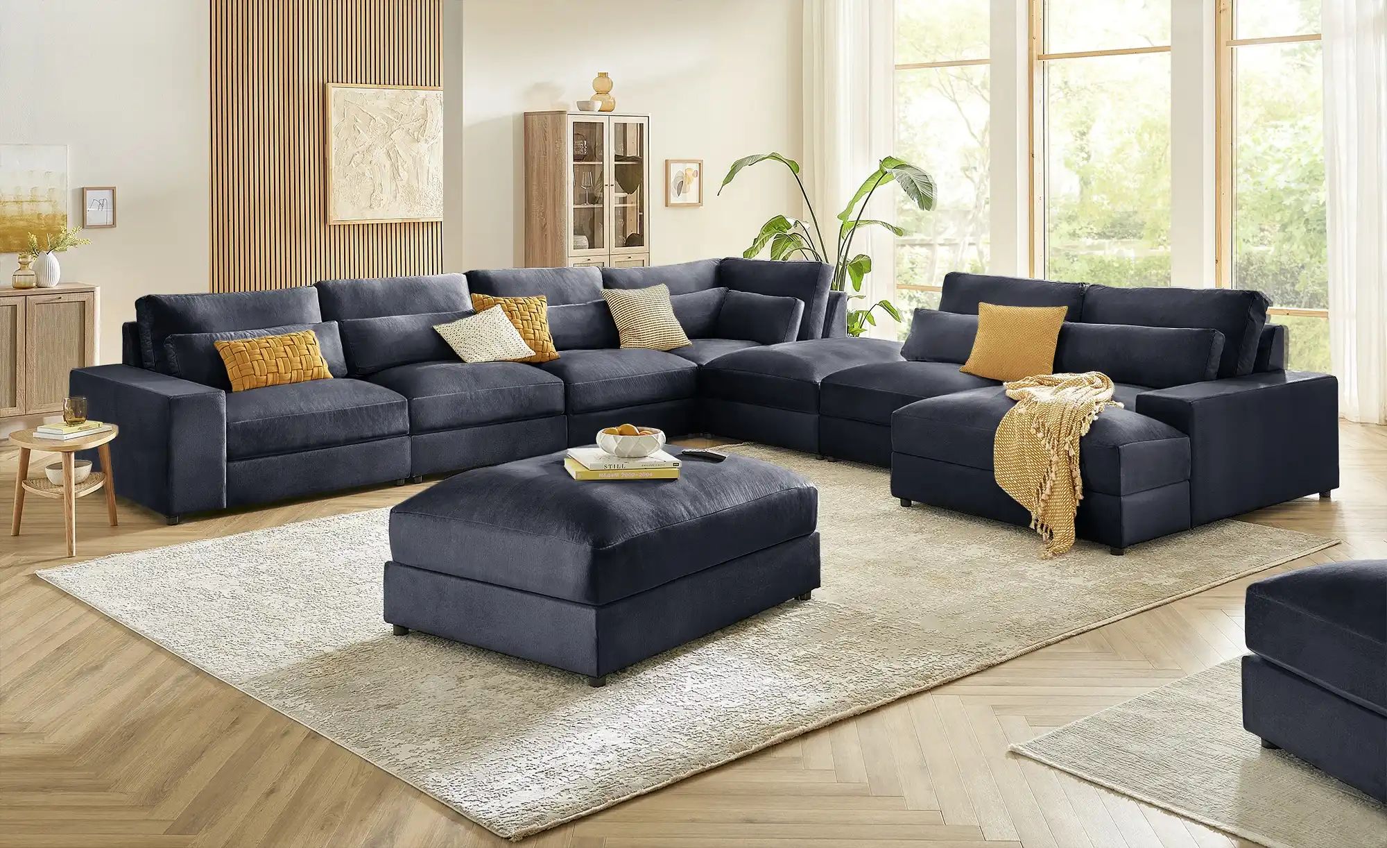 Ecksofa  Branna ¦ grau ¦ Maße (cm): B: 412 H: 88 T: 296 Polstermöbel > Sofa günstig online kaufen