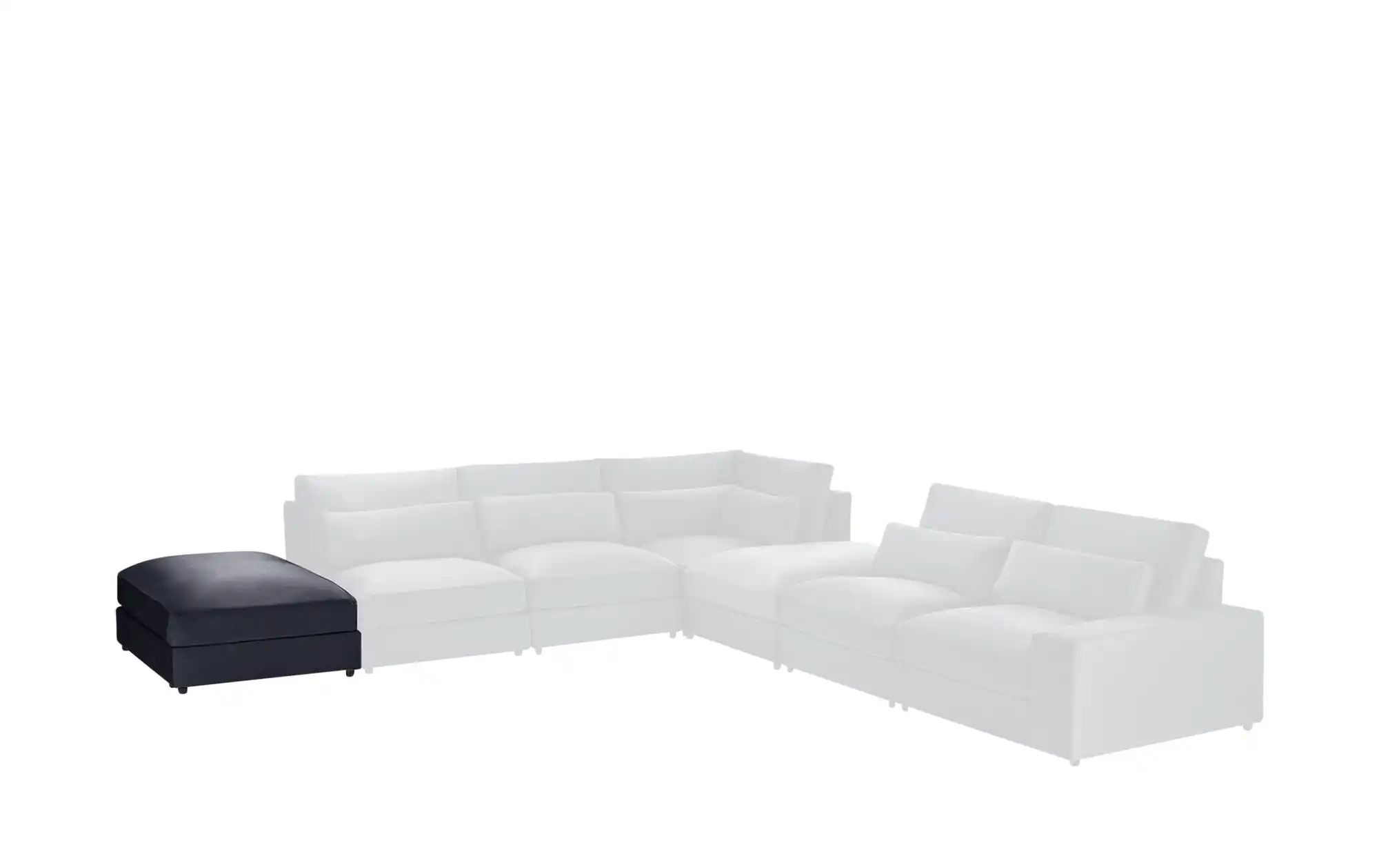 Thumbnail - Element Branna ¦ grau ¦ Maße (cm): B: 90 H: 45 T: 120.0 Polstermöbel > Sofas > Modulsofas - Höffner