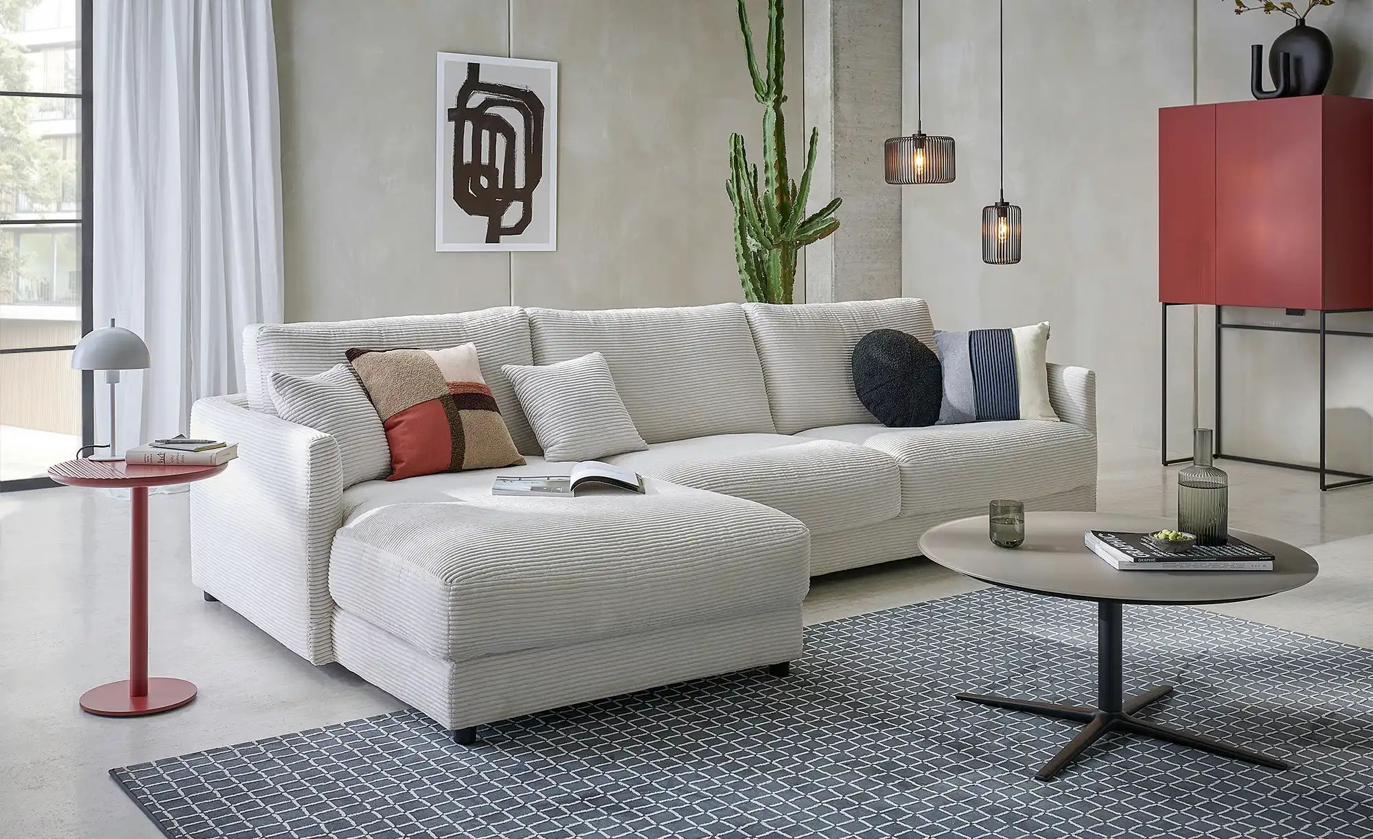Thumbnail - SCHÖNER WOHNEN Kollektion Ecksofa  Garbo ¦ creme ¦ Maße (cm): B: 292 H: 85 T: 170.0 Polstermöbel > Sofas > Ecksofas - Hö...