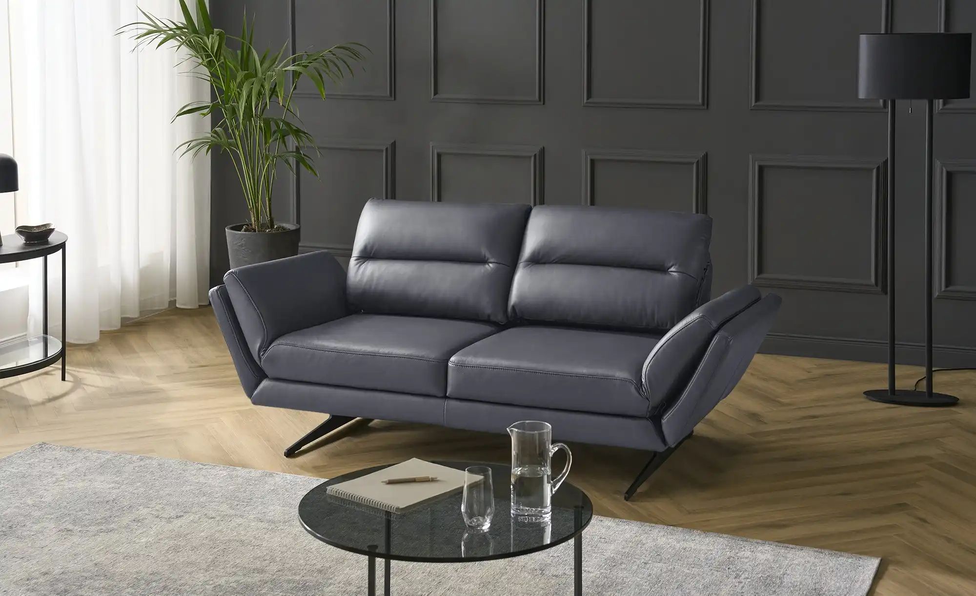 Thumbnail - Max Schelling Einzelsofa Ledersofa Sentence Premium ¦ schwarz ¦ Maße (cm): B: 178 H: 105 T: 138.0 Polstermöbel > Sofas >...
