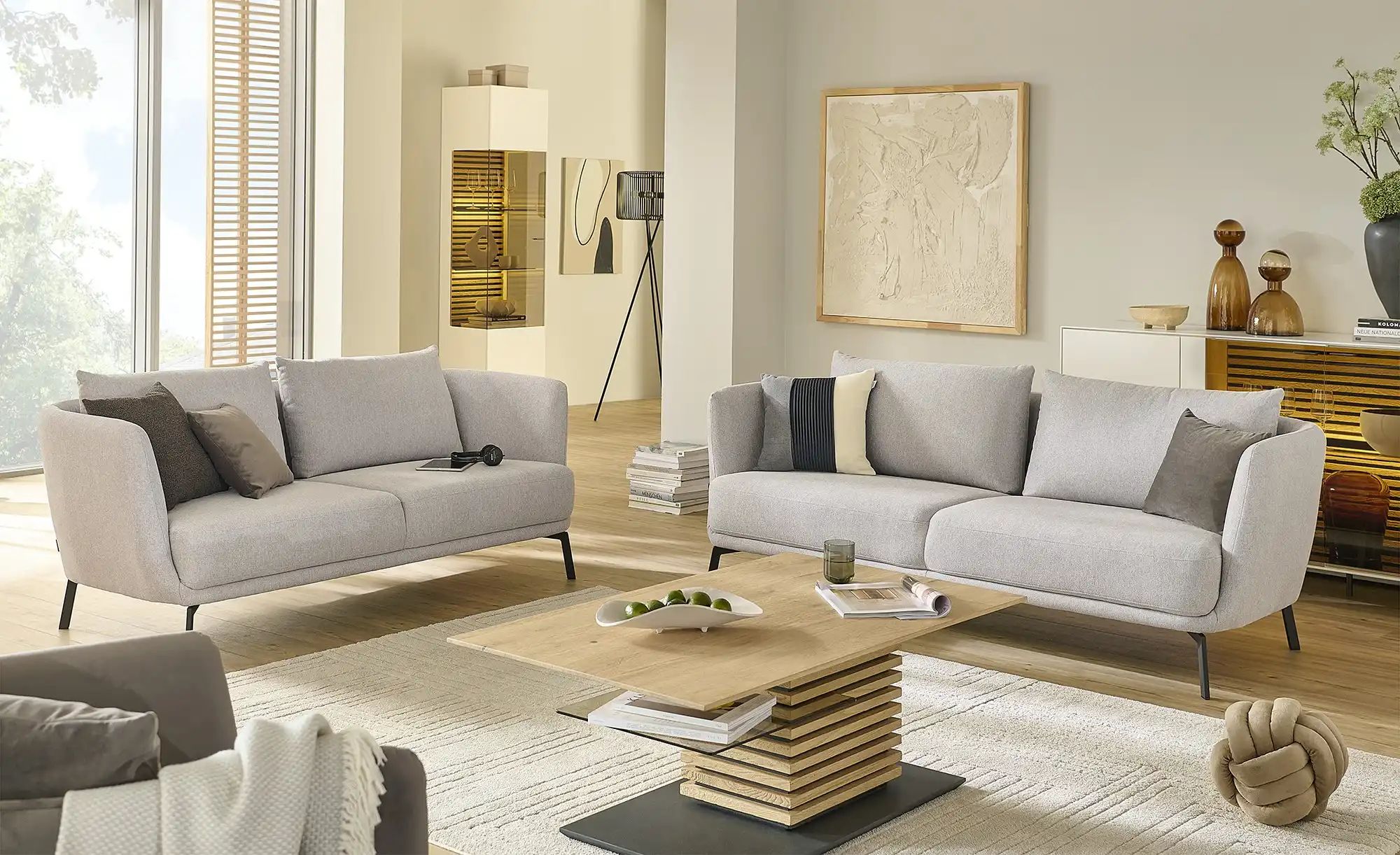 SCHÖNER WOHNEN Kollektion Einzelsofa  Pearl ¦ grau ¦ Maße (cm): B: 210 H: 7 günstig online kaufen