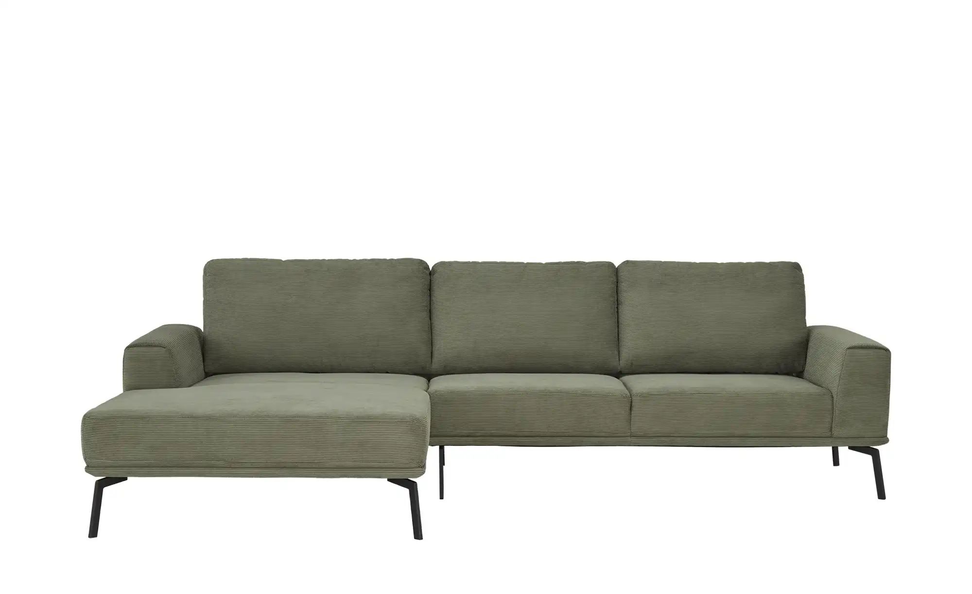SCHÖNER WOHNEN Kollektion Ecksofa Cord Stage ¦ grün ¦ Maße (cm): B: 80 T: 1 günstig online kaufen