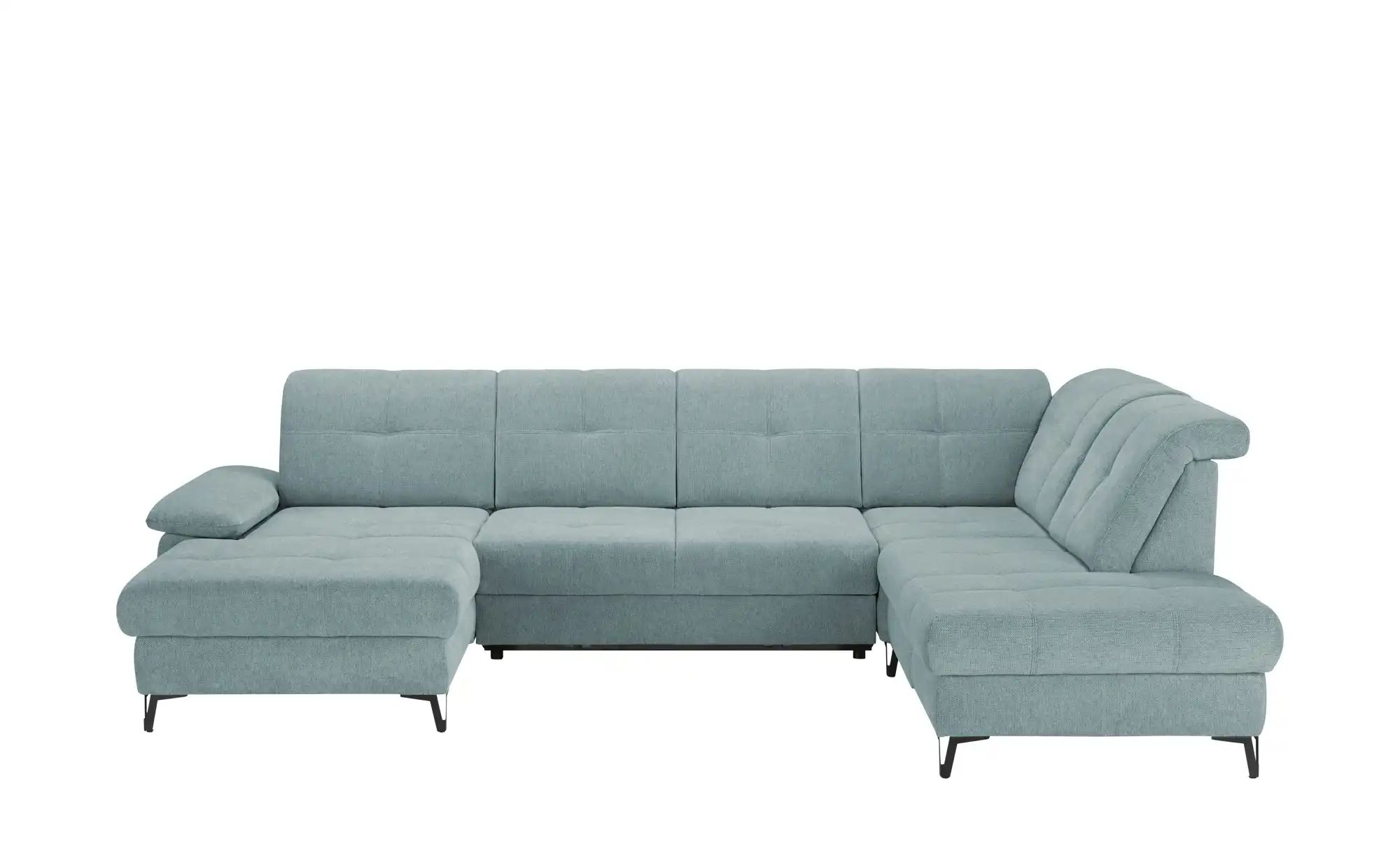 medium Wohnlandschaft  Planova II ¦ blau ¦ Maße (cm): B: 338 H: 96 T: 249 P günstig online kaufen