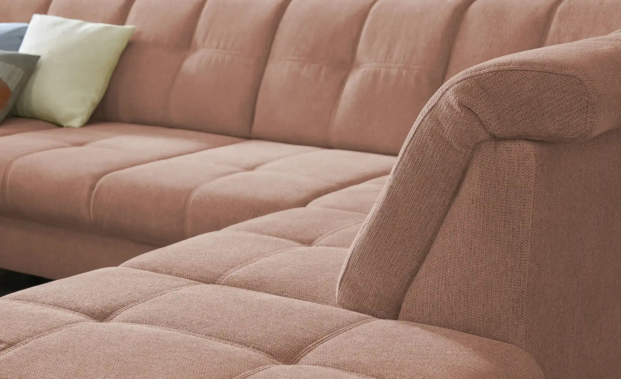 medium Wohnlandschaft  Planova II ¦ rosa/pink ¦ Maße (cm): B: 338 H: 96 T: günstig online kaufen