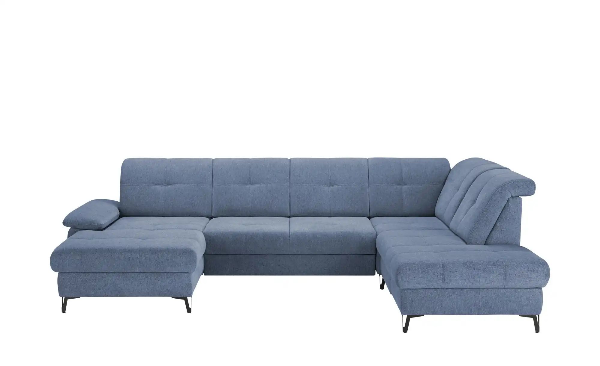 medium Wohnlandschaft  Planova II ¦ blau ¦ Maße (cm): B: 338 H: 96 T: 231 P günstig online kaufen