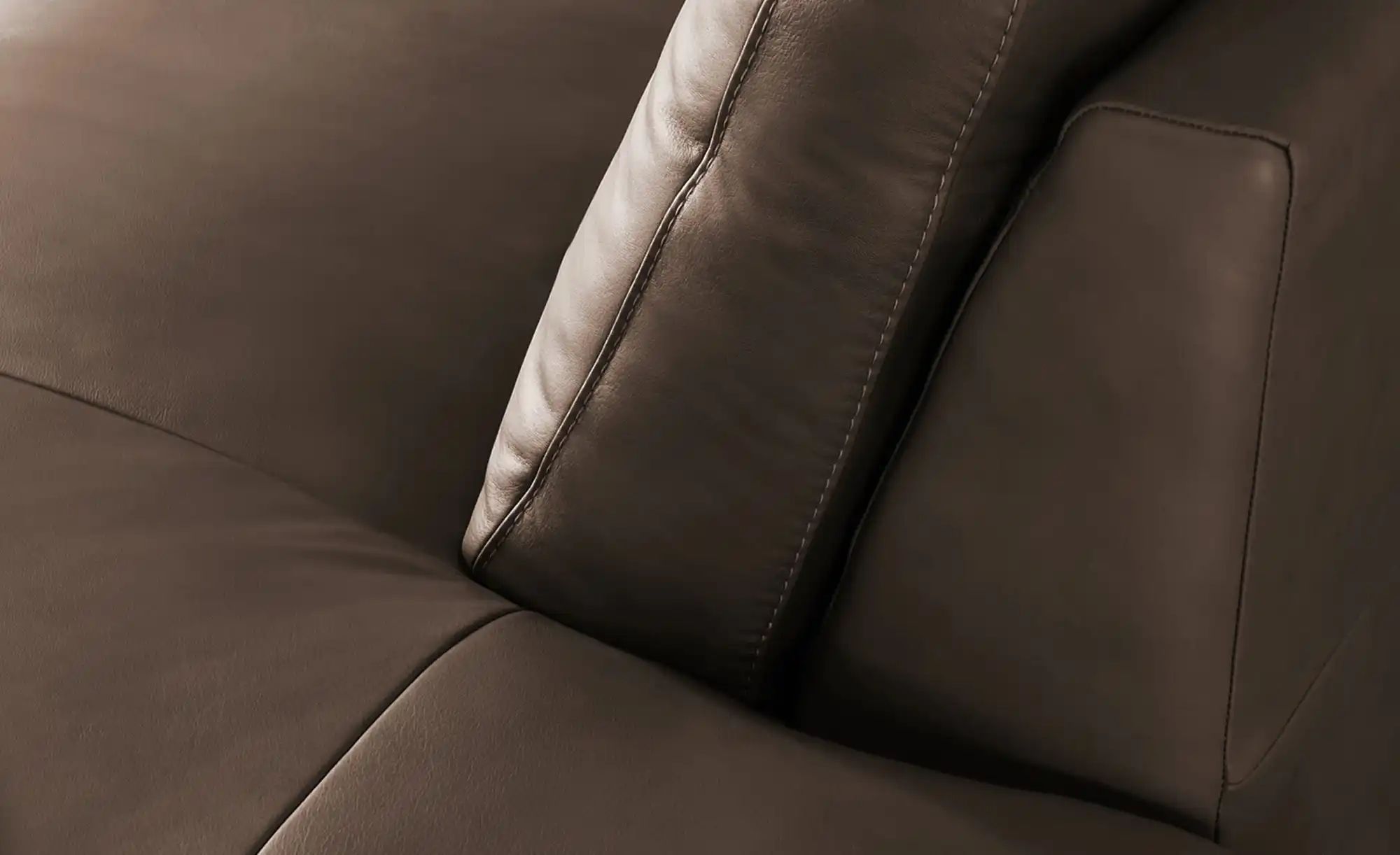 Thumbnail - Ravensberger Werkstätten Ecksofa Leder RW-Select ¦ braun ¦ Maße (cm): B: 274 H: 77 T: 220.0 Polstermöbel > Sofas > Eckso...