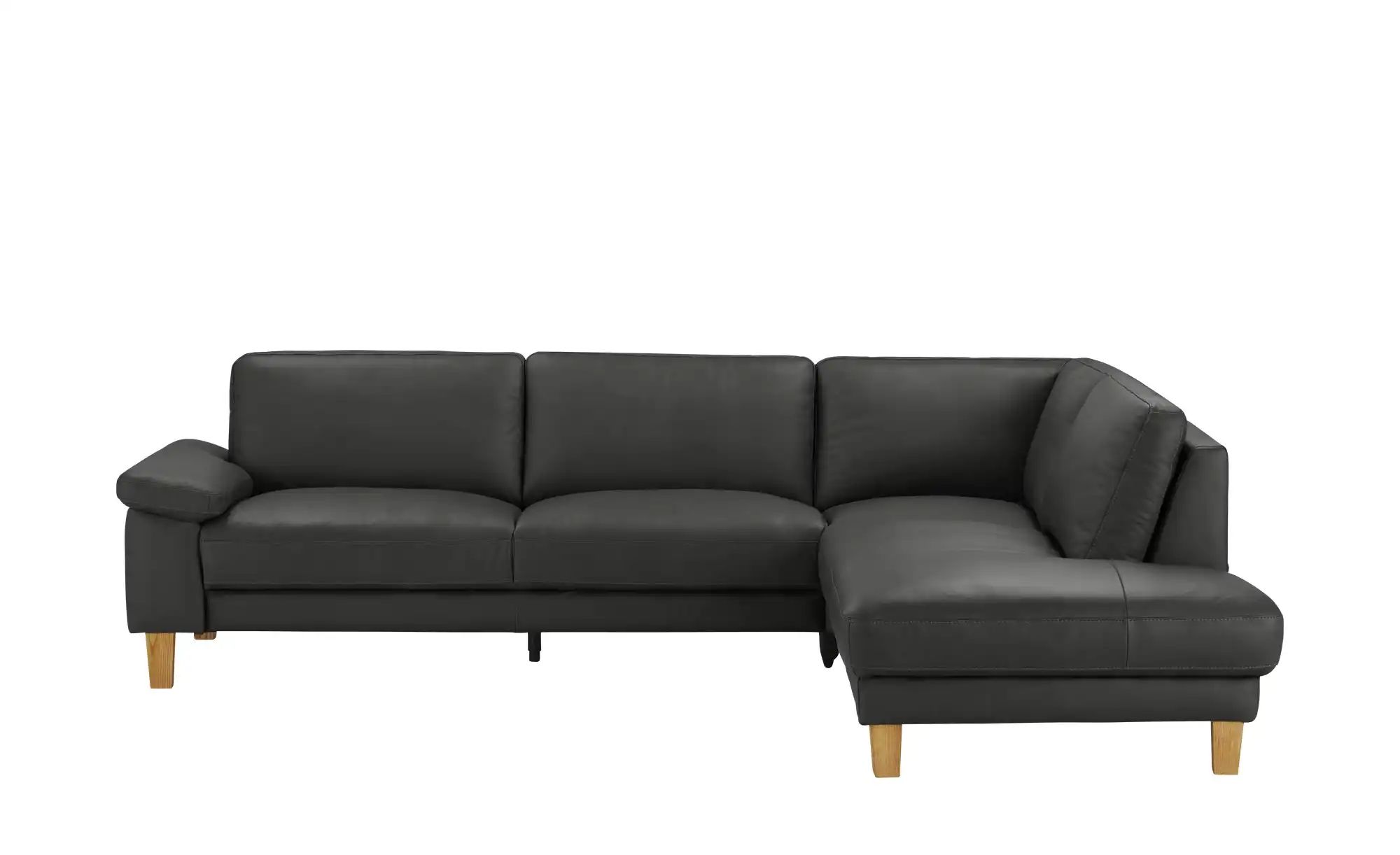 Ravensberger Werkstätten Ecksofa Leder RW-Select ¦ schwarz ¦ Maße (cm): B: günstig online kaufen