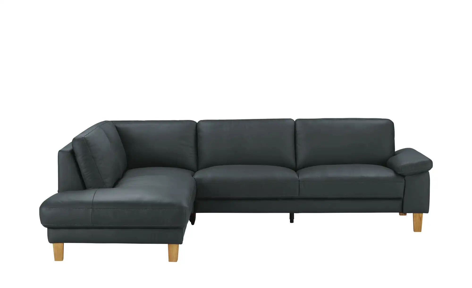 Ravensberger Werkstätten Ecksofa Leder RW-Select ¦ blau ¦ Maße (cm): B: 274 günstig online kaufen