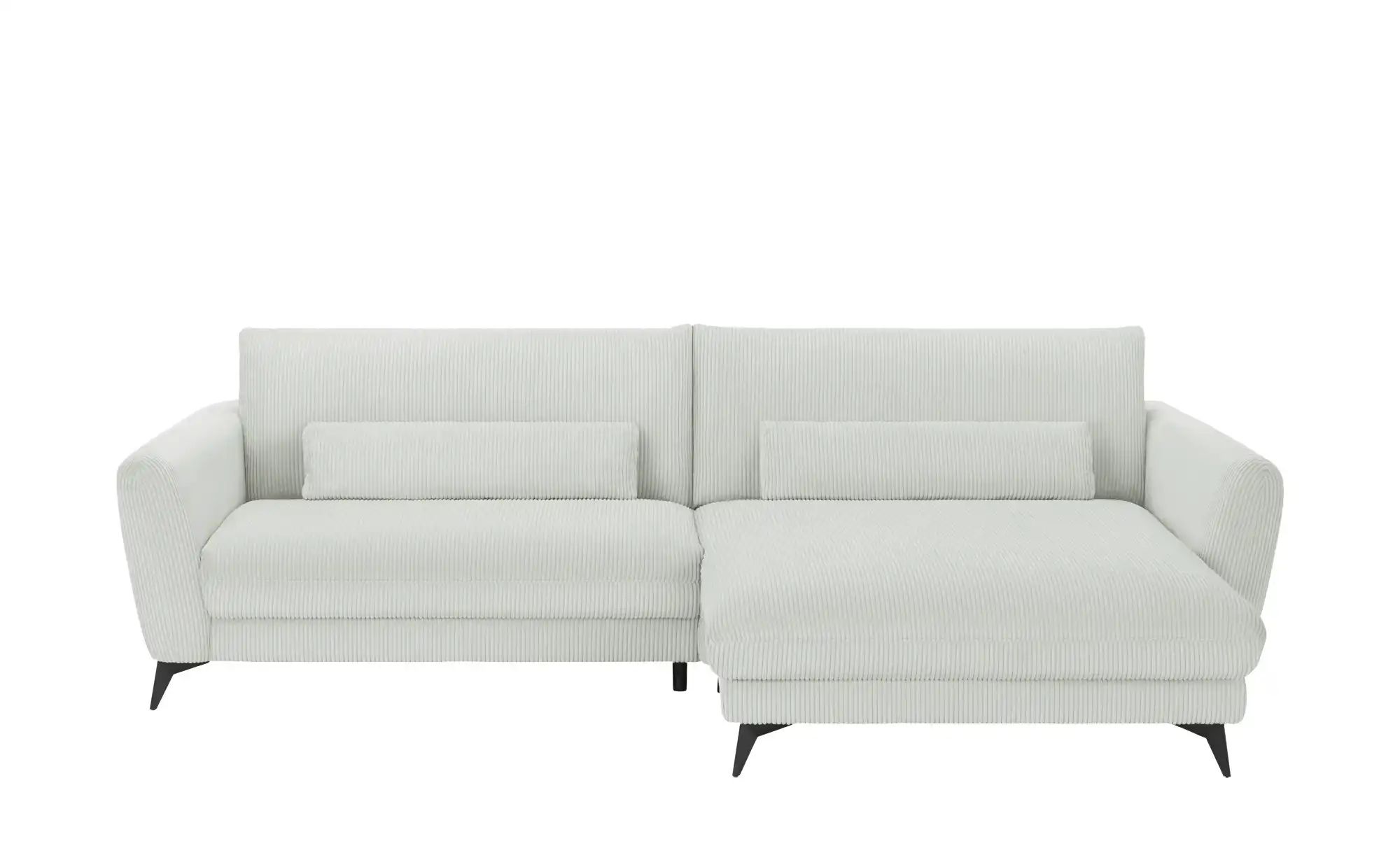 Ecksofa Cordstoff Amina ¦ grau ¦ Maße (cm): B: 288 H: 81 T: 194 Polstermöbe günstig online kaufen