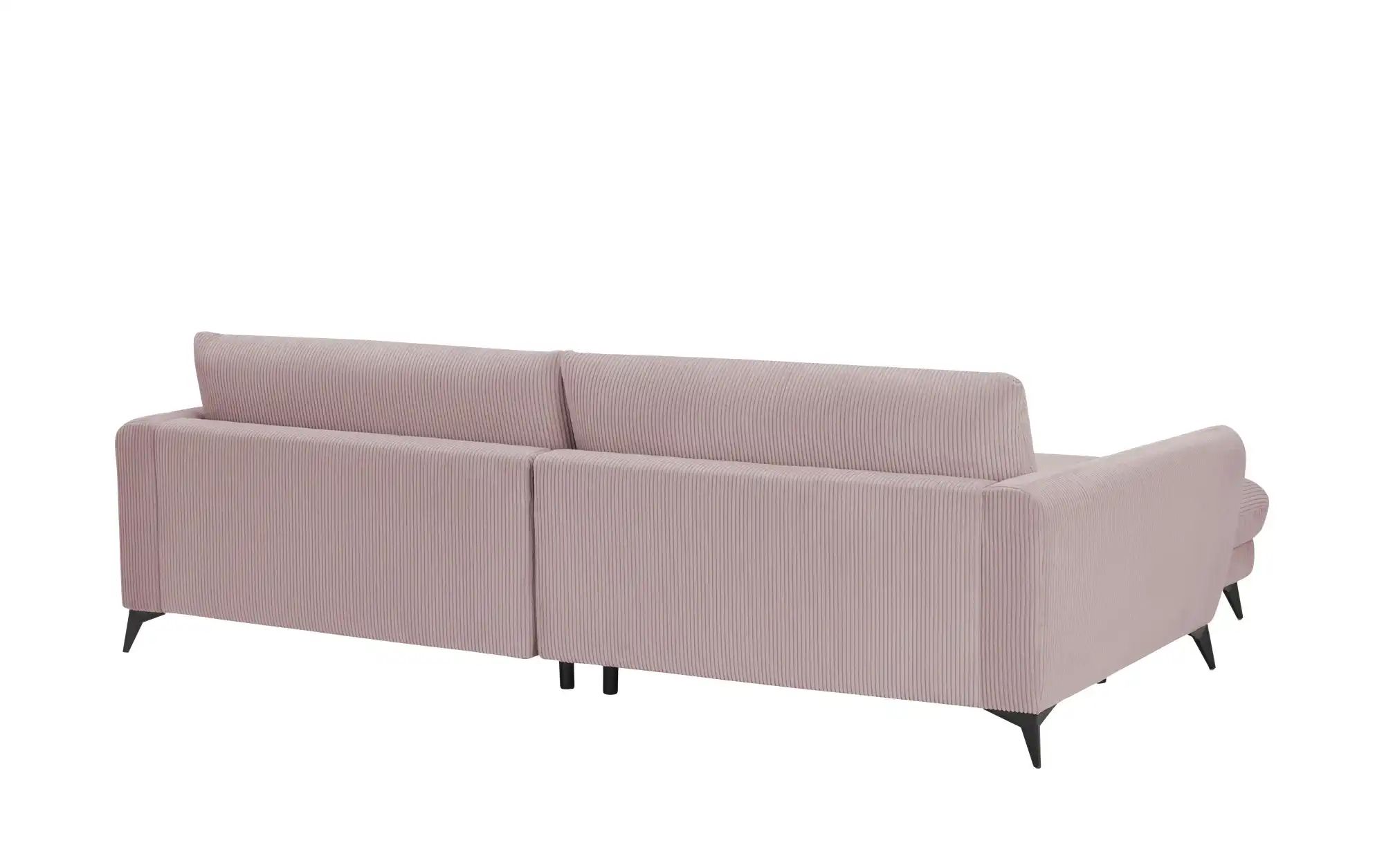 Ecksofa Cordstoff Amina ¦ rosa/pink ¦ Maße (cm): B: 288 H: 81 T: 194 Polste günstig online kaufen