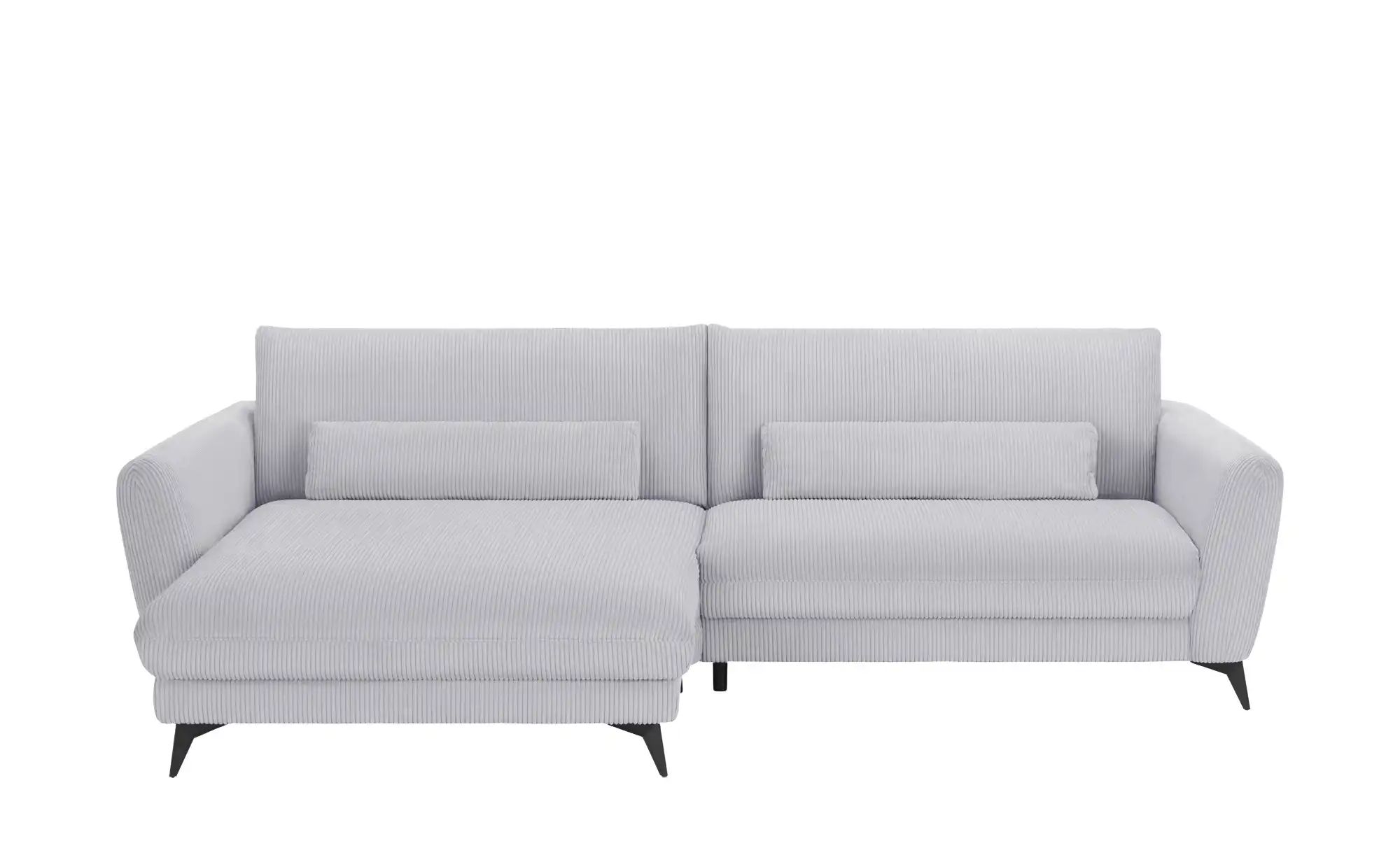 Ecksofa Cordstoff Amina ¦ grau ¦ Maße (cm): B: 288 H: 81 T: 194 Polstermöbe günstig online kaufen