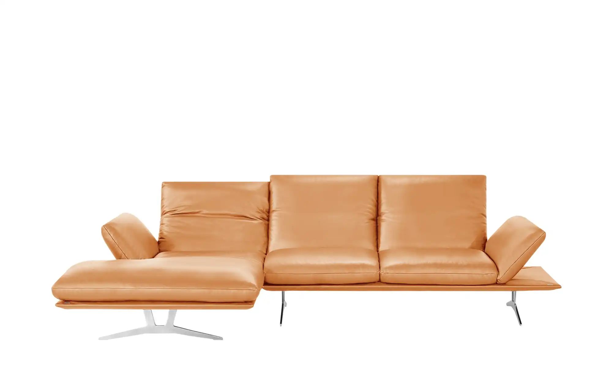 KOINOR Ecksofa Echtleder Francis ¦ gold ¦ Maße (cm): B: 314 H: 93 T: 159.0 günstig online kaufen