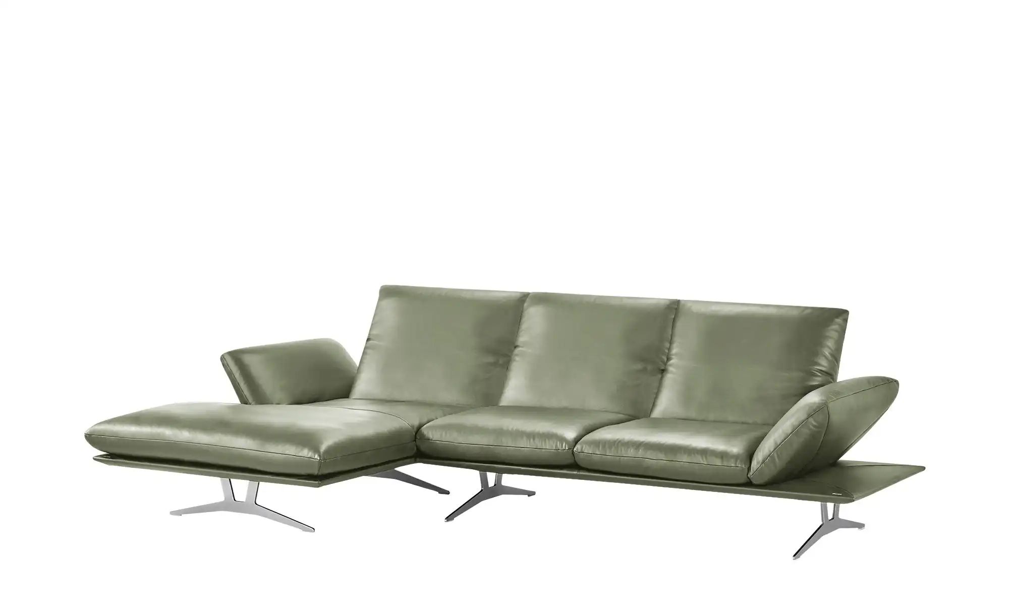 KOINOR Ecksofa Echtleder Francis ¦ grün ¦ Maße (cm): B: 314 H: 93 T: 159.0 günstig online kaufen