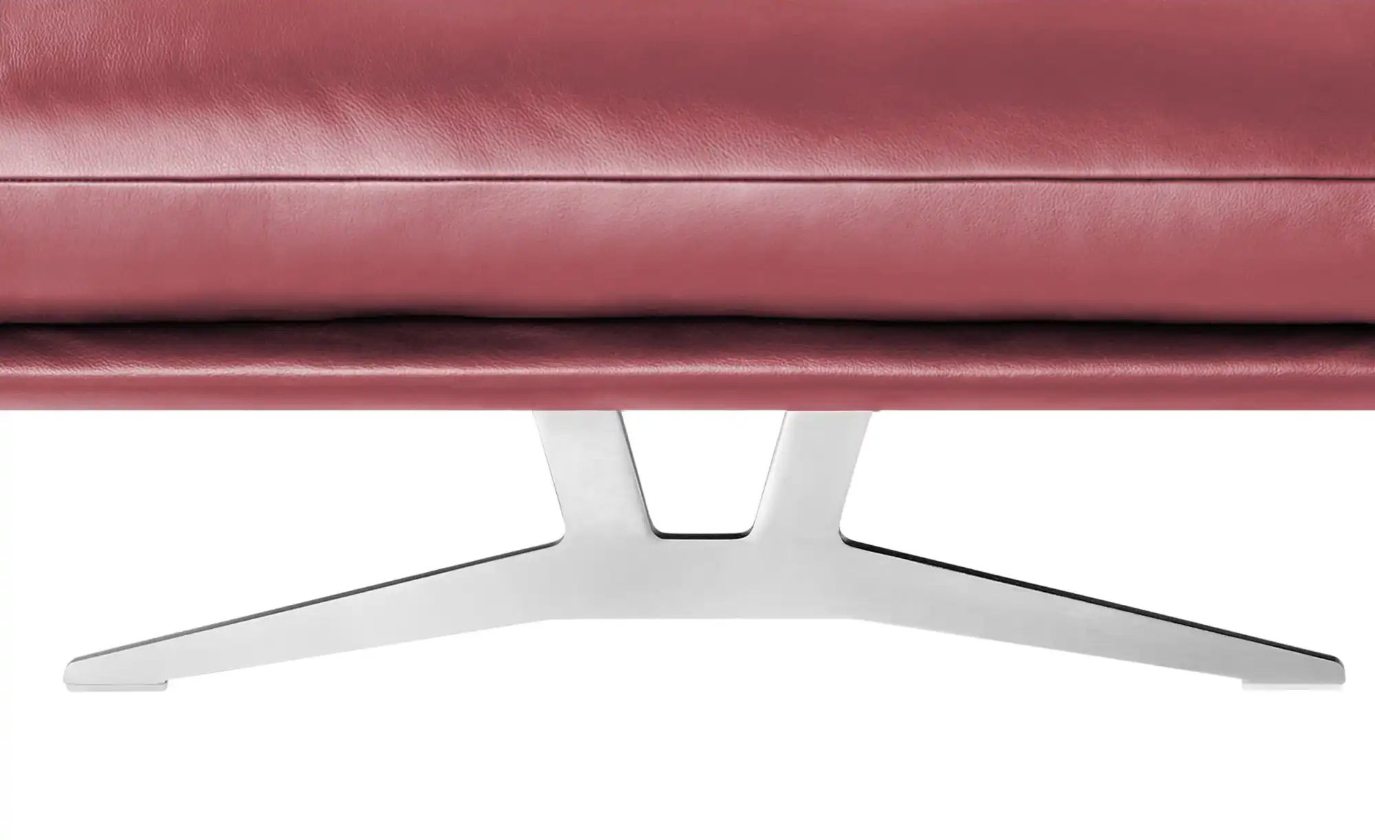 KOINOR Ecksofa Echtleder Francis ¦ rot ¦ Maße (cm): B: 314 H: 93 T: 159.0 P günstig online kaufen