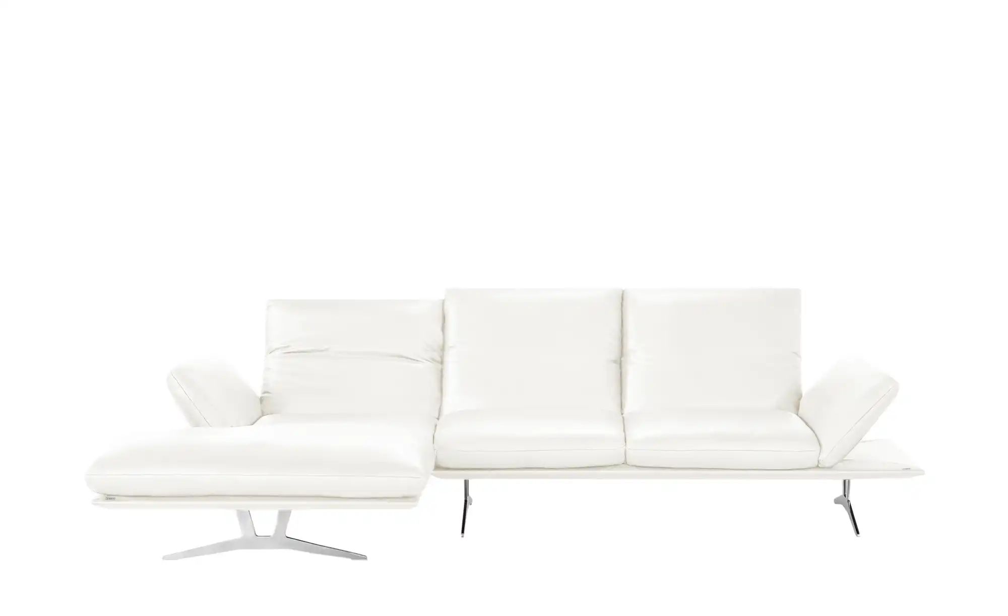KOINOR Ecksofa Echtleder Francis ¦ weiß ¦ Maße (cm): B: 314 H: 93 T: 159.0 günstig online kaufen