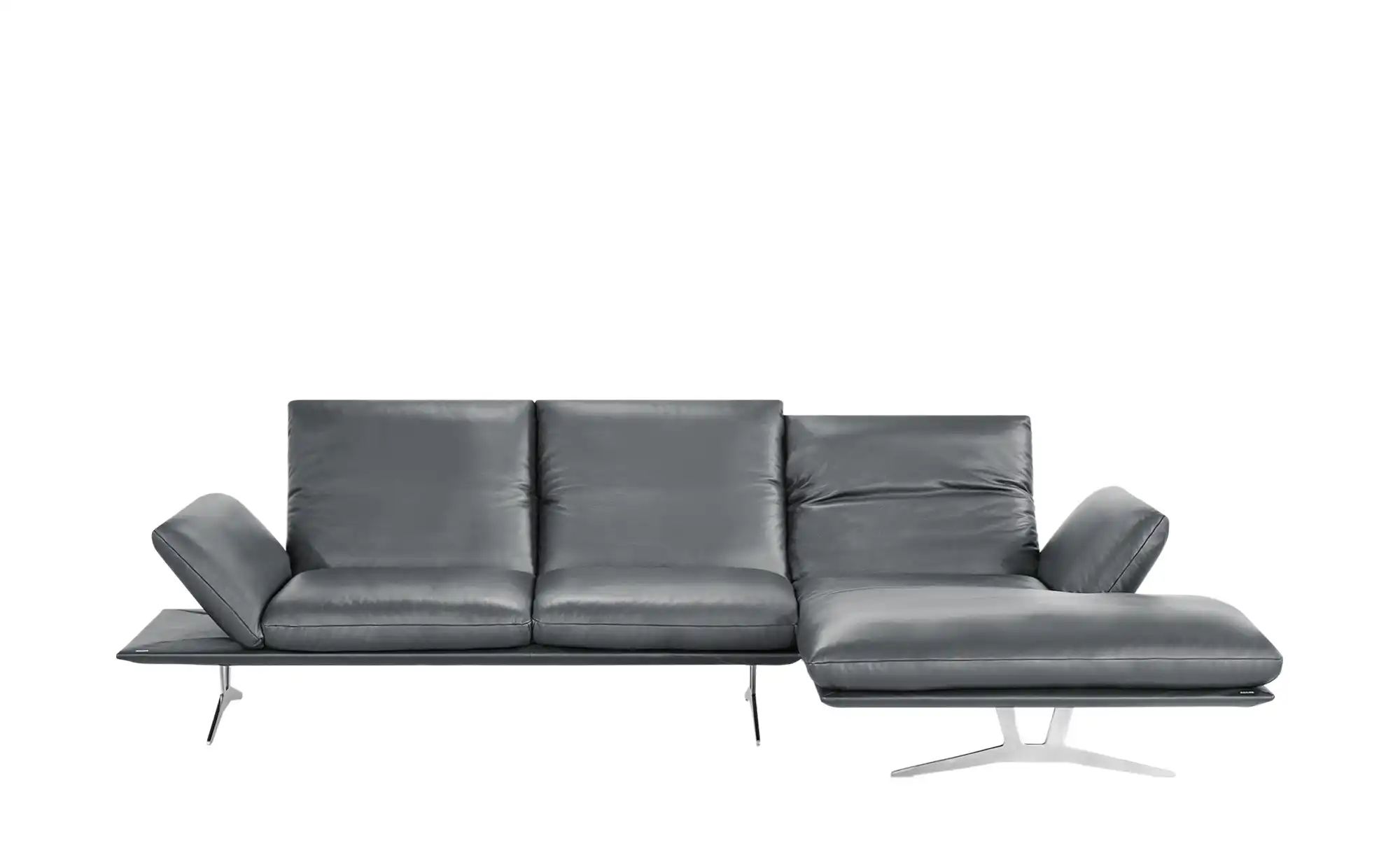 KOINOR Ecksofa Echtleder Francis ¦ grau ¦ Maße (cm): B: 314 H: 93 T: 159.0 günstig online kaufen