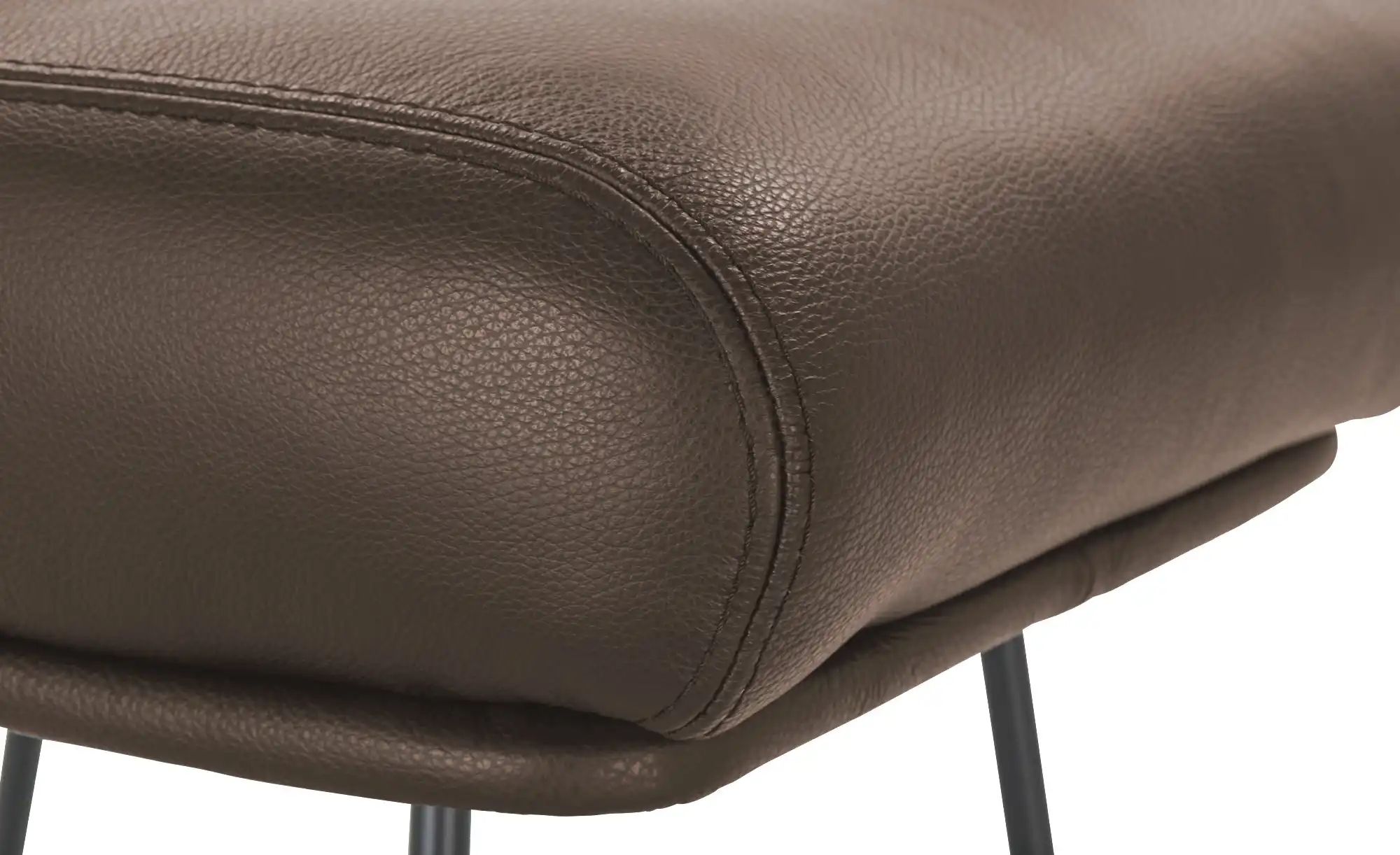 Thumbnail - Ravensberger Werkstätten Hocker Leder RW Wing ¦ braun ¦ Maße (cm): B: 63 H: 45 T: 42.0 Polstermöbel > Hocker - Höffner