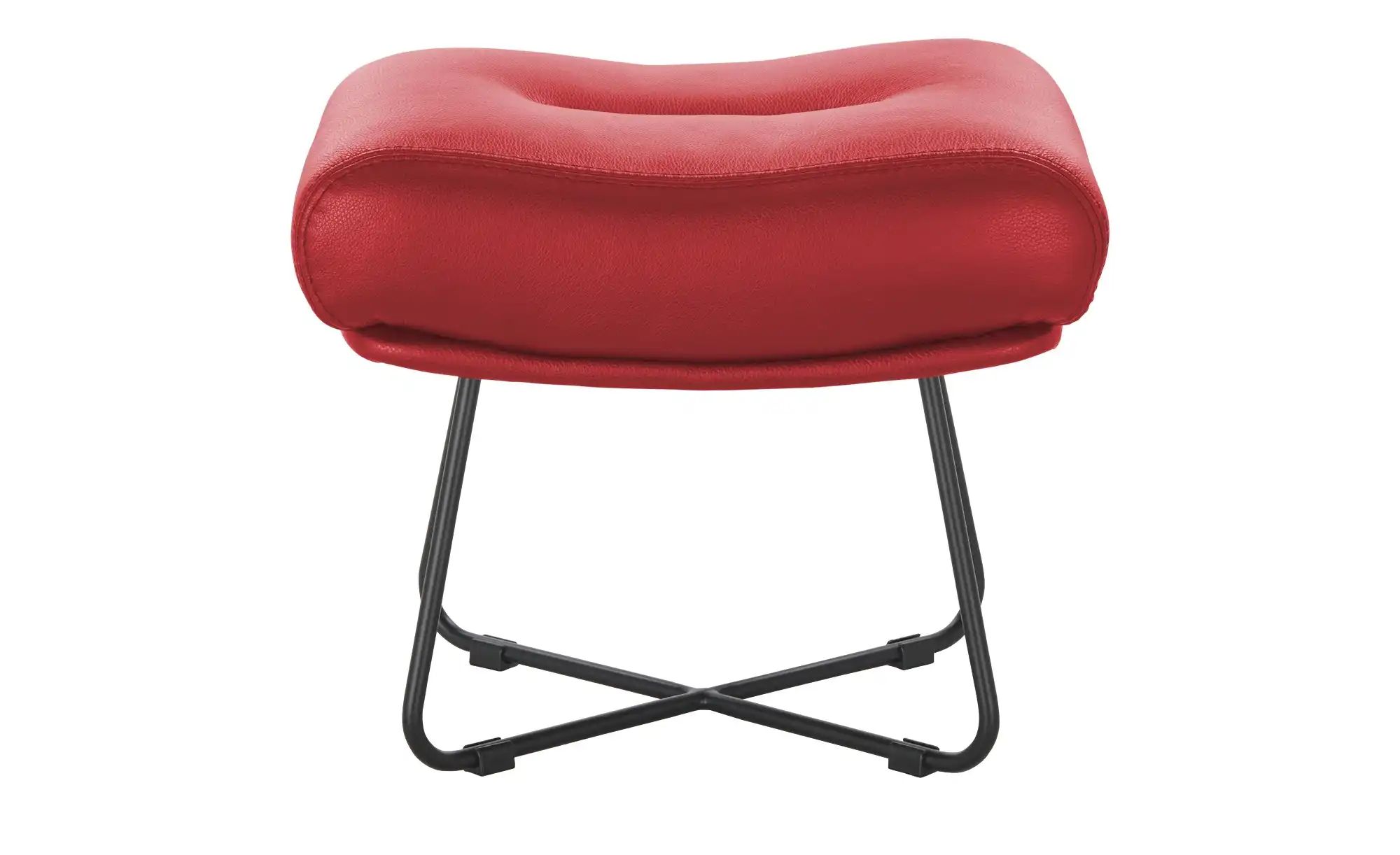 Thumbnail - Ravensberger Werkstätten Hocker Leder RW Wing ¦ rot ¦ Maße (cm): B: 63 H: 45 T: 42.0 Polstermöbel > Hocker - Höffner