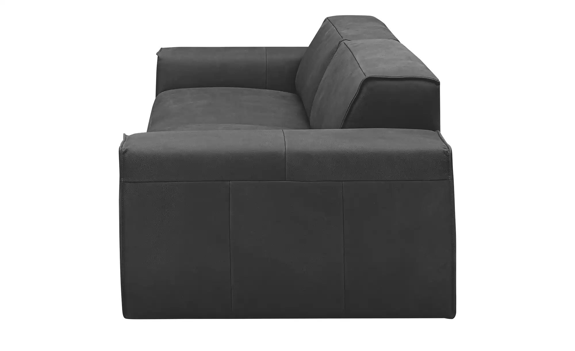Thumbnail - Gray & Jones Einzelsofa im Trendstoff Baltic Breeze ¦ schwarz ¦ Maße (cm): B: 216 H: 71 T: 101.0 Polstermöbel > Sofas > ...