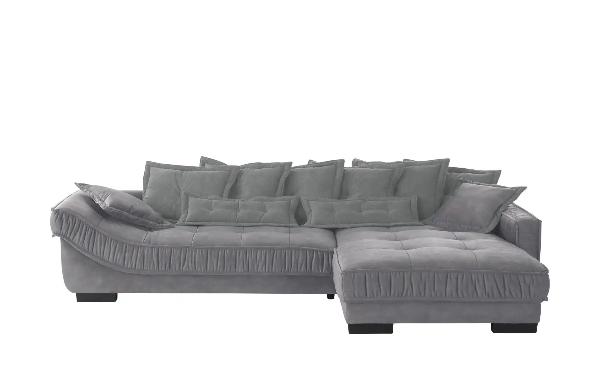 pop Ecksofa Zweifarbig Diwan III ¦ grau ¦ Maße (cm): B: 333 H: 90 T: 202 Po günstig online kaufen