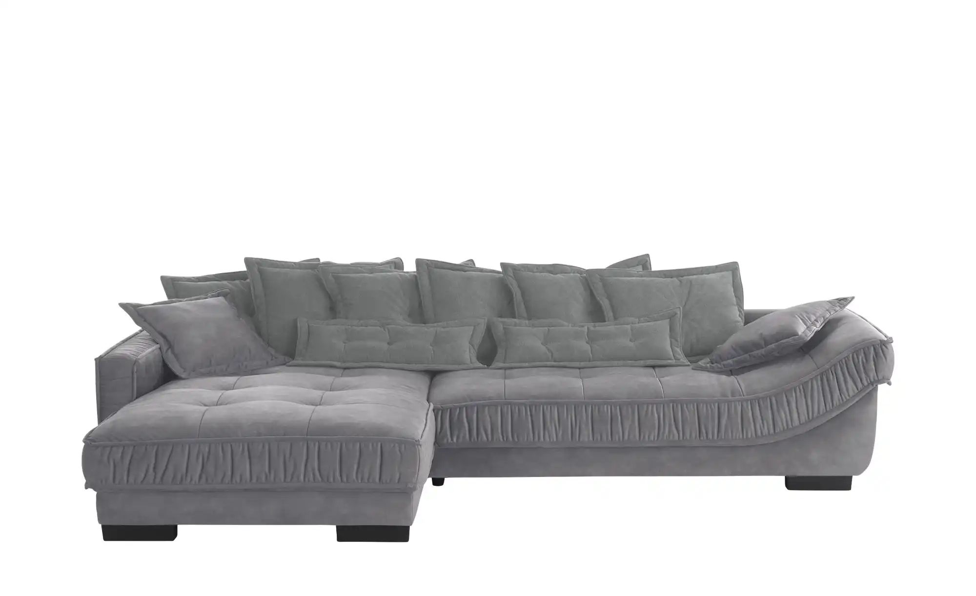 pop Ecksofa Zweifarbig Diwan III ¦ grau ¦ Maße (cm): B: 333 H: 90 T: 202 Po günstig online kaufen