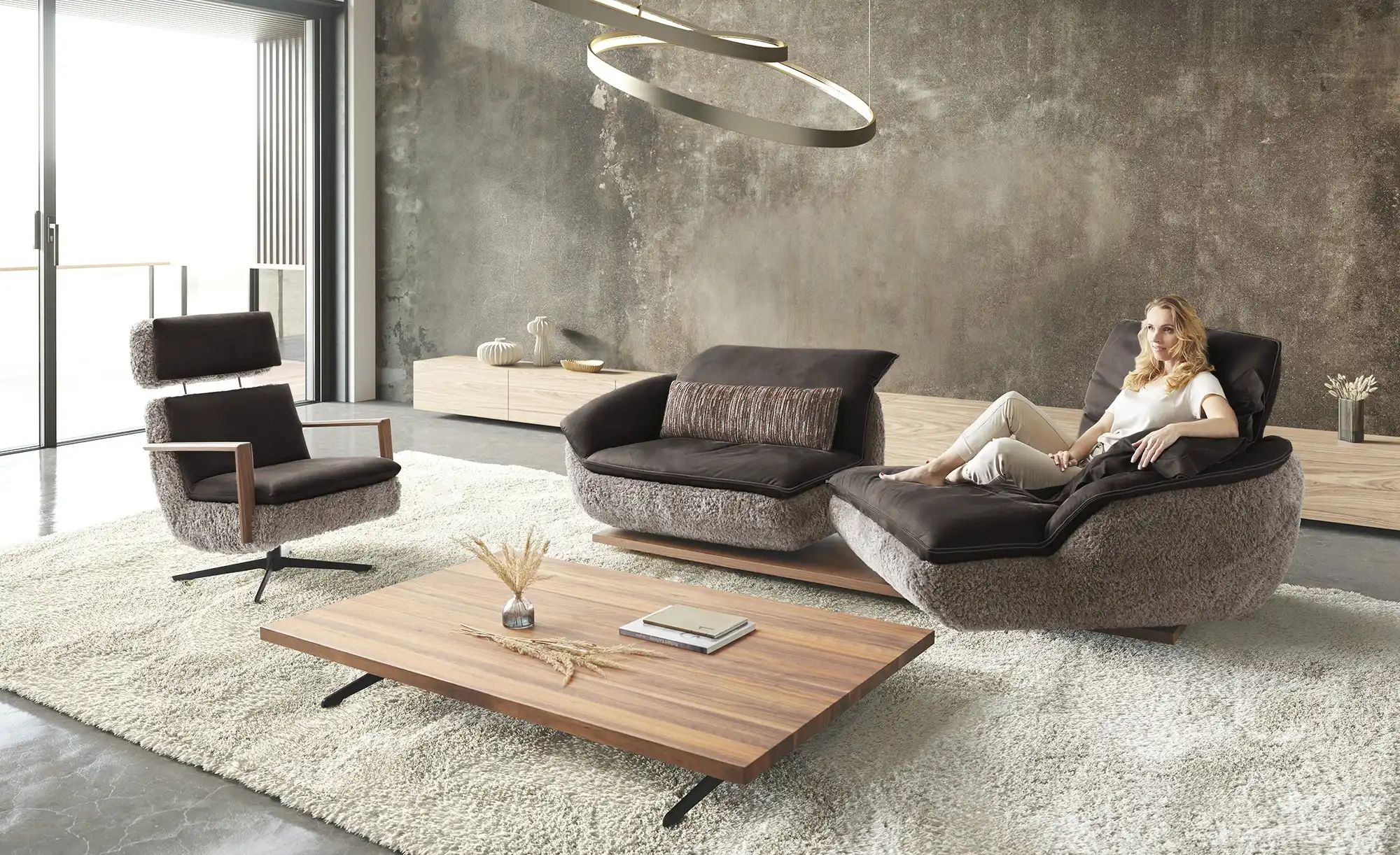 Thumbnail - KOINOR Ecksofa Mooove ¦ braun ¦ Maße (cm): B: 242 H: 99 T: 120.0 Polstermöbel > Sofas > Ecksofas - Höffner