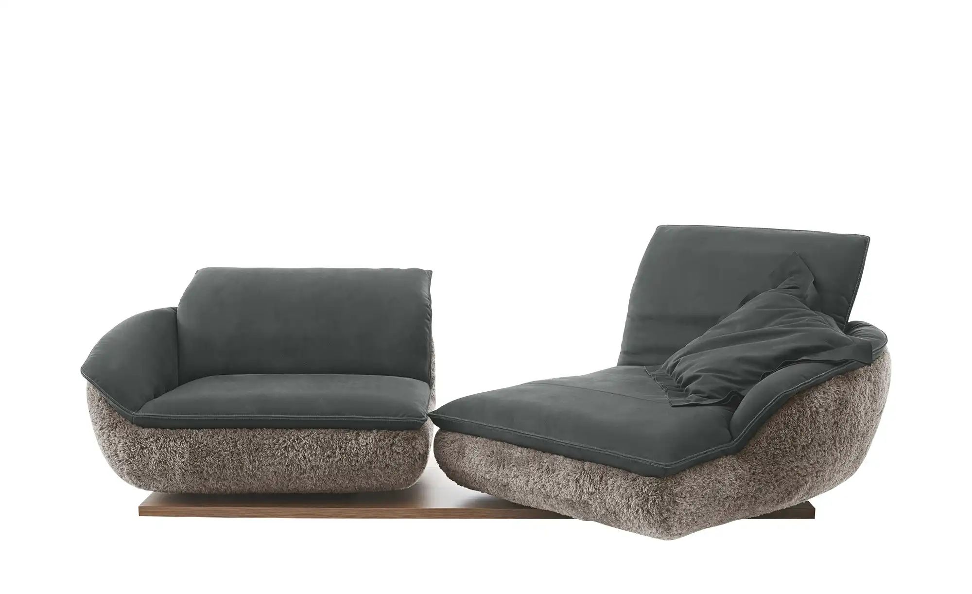 KOINOR Ecksofa  Mooove ¦ blau ¦ Maße (cm): B: 242 H: 99 T: 153 Polstermöbel günstig online kaufen