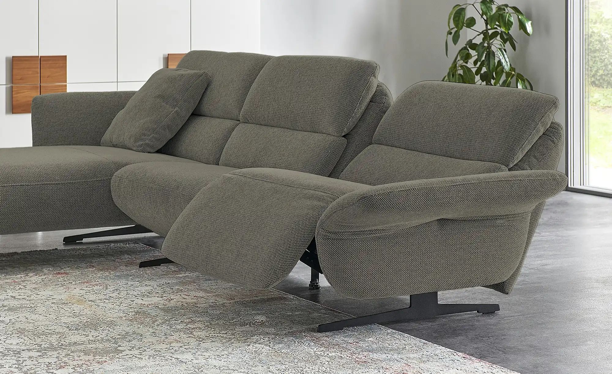 medium Ecksofa  Yasmin ¦ grau ¦ Maße (cm): B: 325 H: 93 T: 185.0 Polstermöb günstig online kaufen