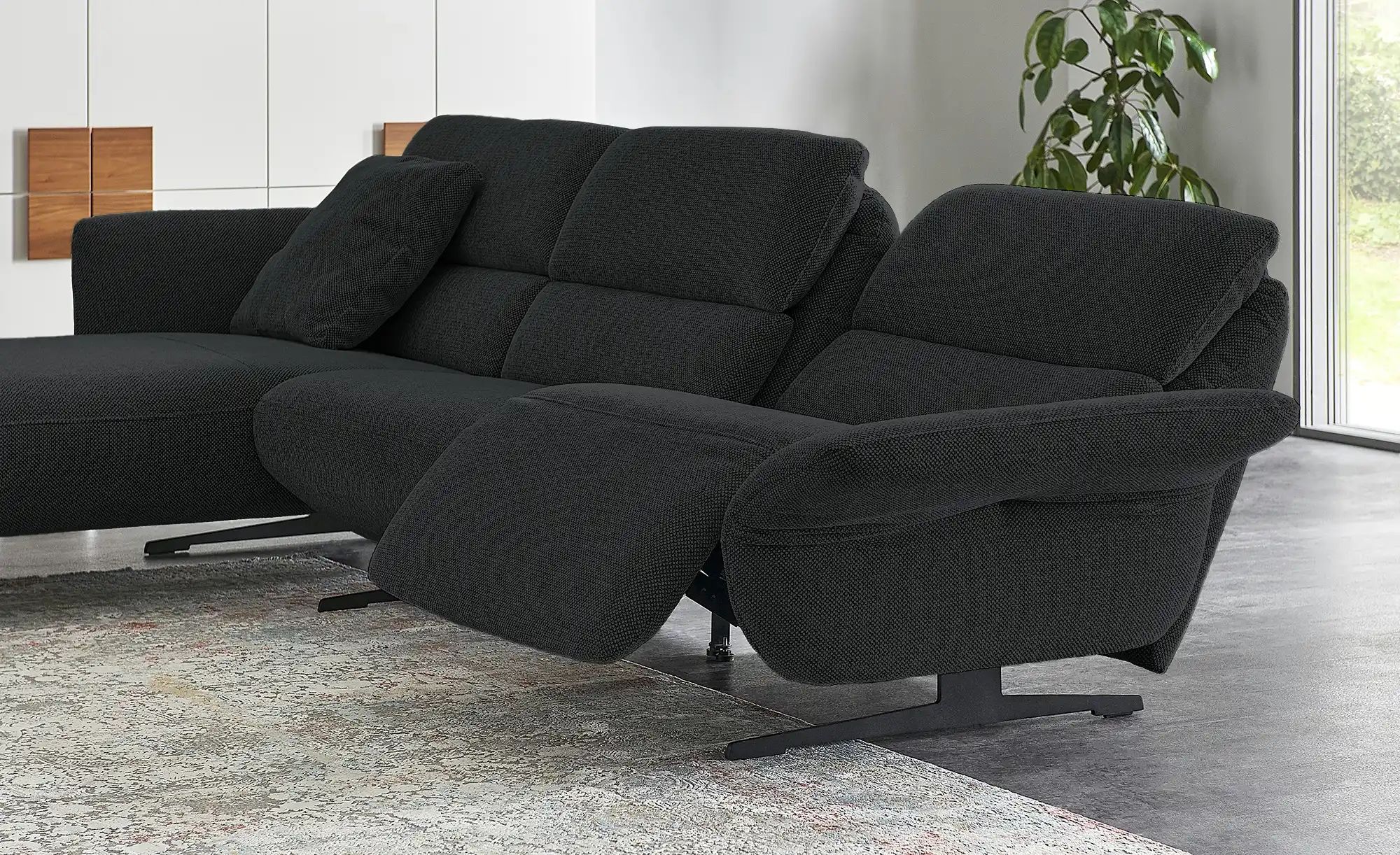 medium Ecksofa  Yasmin ¦ blau ¦ Maße (cm): B: 325 H: 93 T: 185 Polstermöbel günstig online kaufen