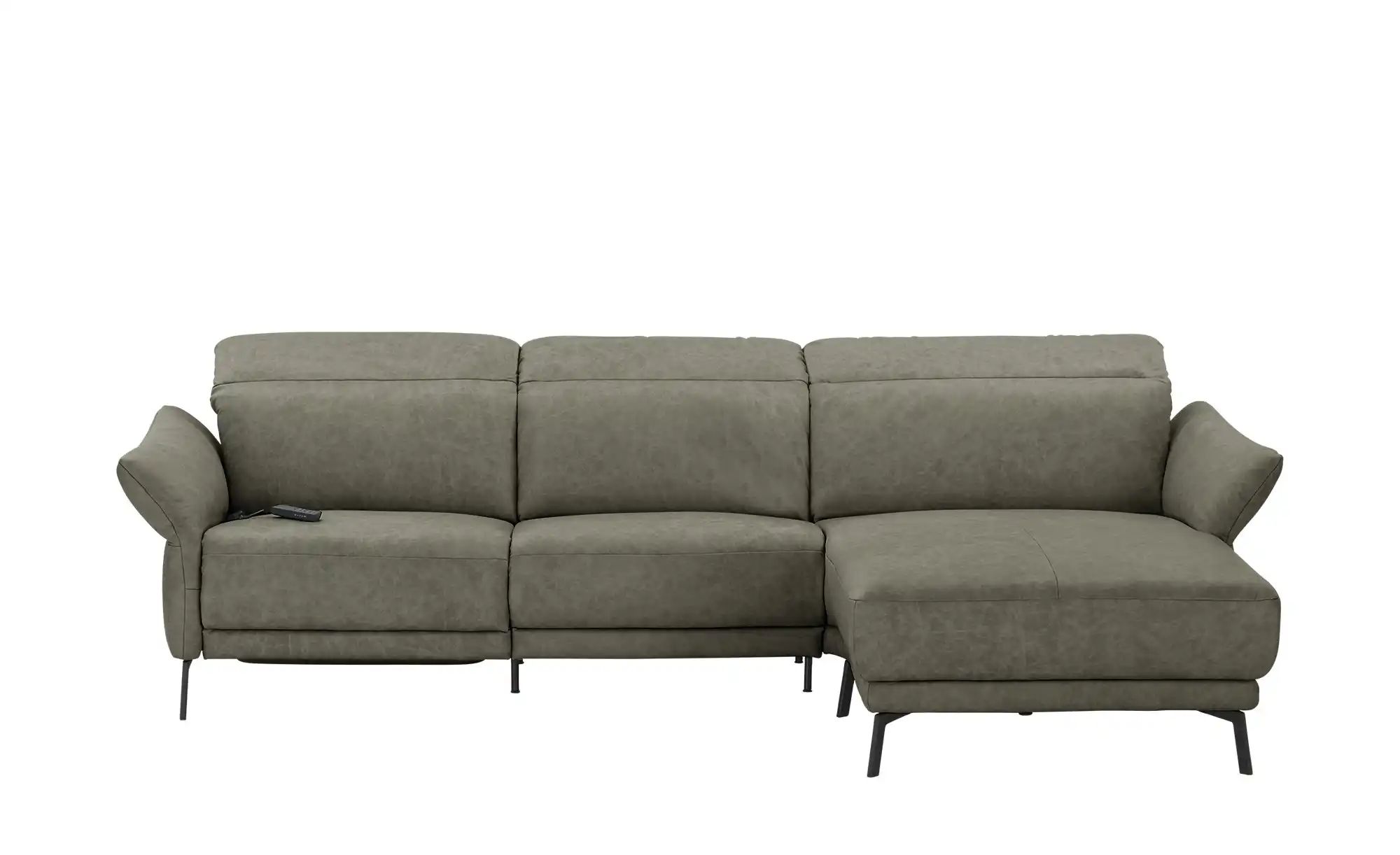 Wohnwert Ecksofa Leder Bellana ¦ grün ¦ Maße (cm): B: 291 H: 101 T: 176 Pol günstig online kaufen